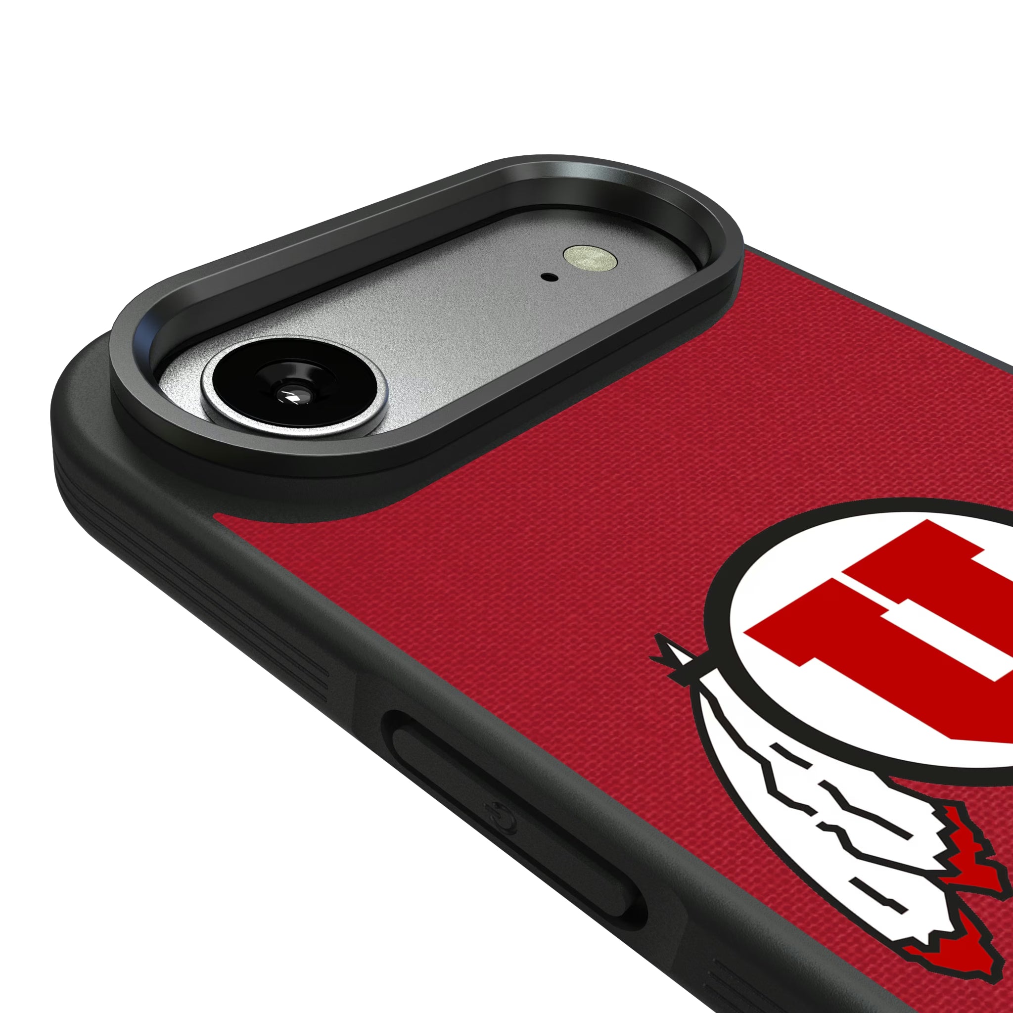 University of Utah Utes Personalized Stripe iPhone Bump Phone Case for Apple iPhone - Detail#Device_iPhone Air
