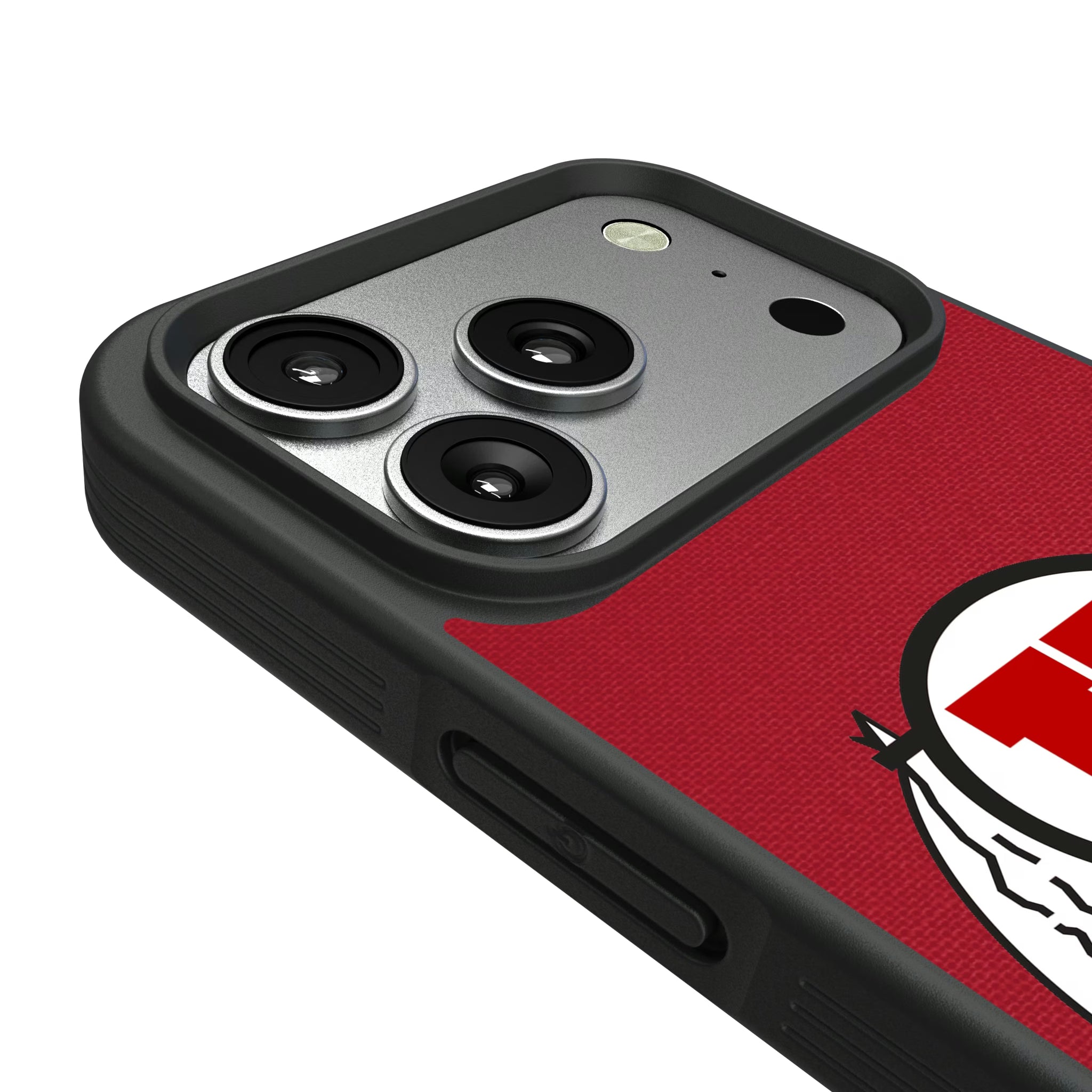 University of Utah Utes Personalized Stripe iPhone Bump Phone Case for Apple iPhone - Detail#Device_iPhone 17 Pro