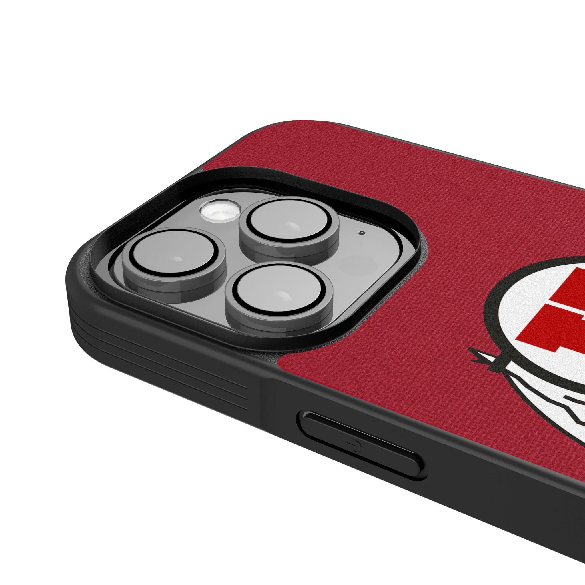 University of Utah Utes Personalized Stripe iPhone Bump Phone Case for Apple iPhone - Detail
