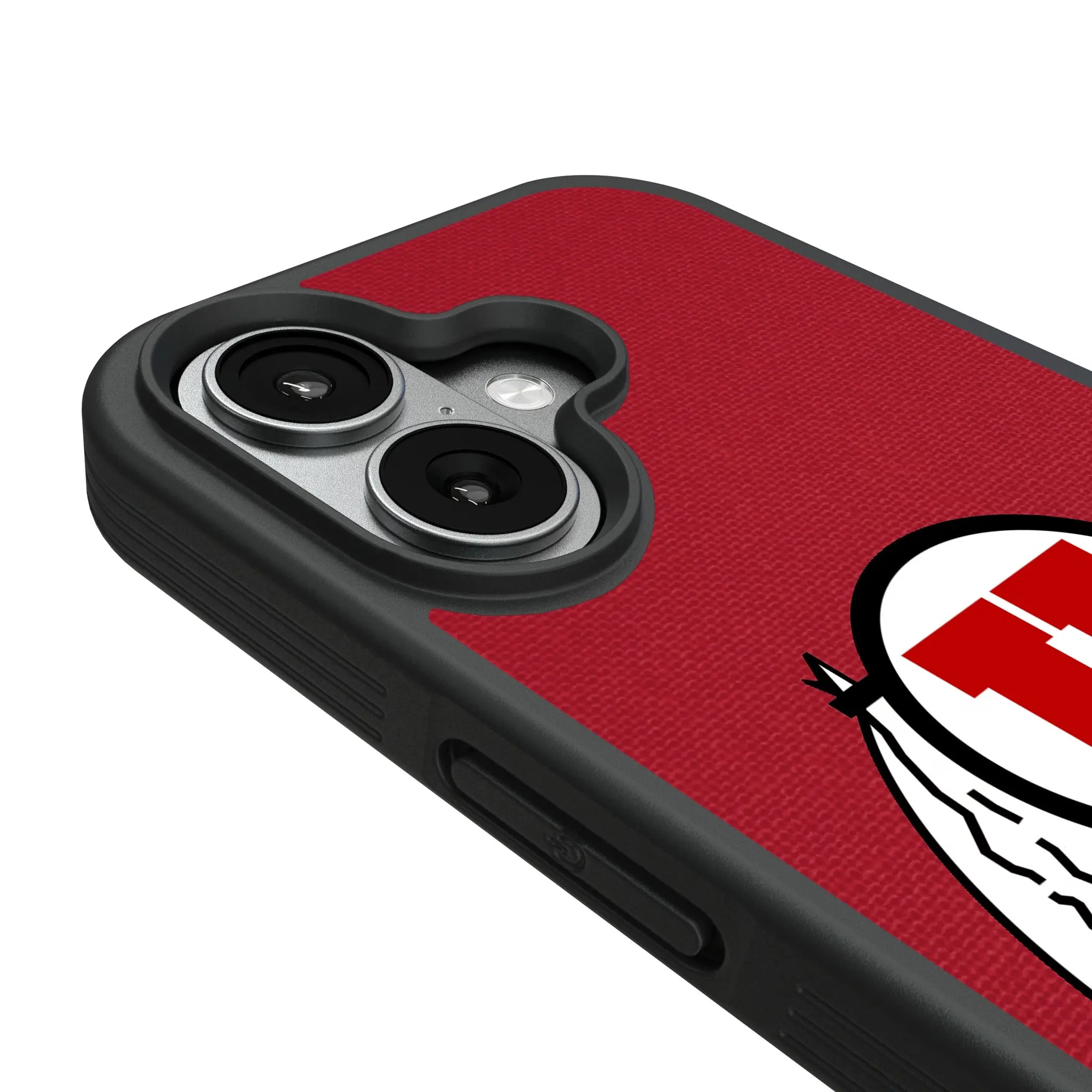University of Utah Utes Personalized Stripe iPhone Bump Phone Case for Apple iPhone - Detail#Device_iPhone 17