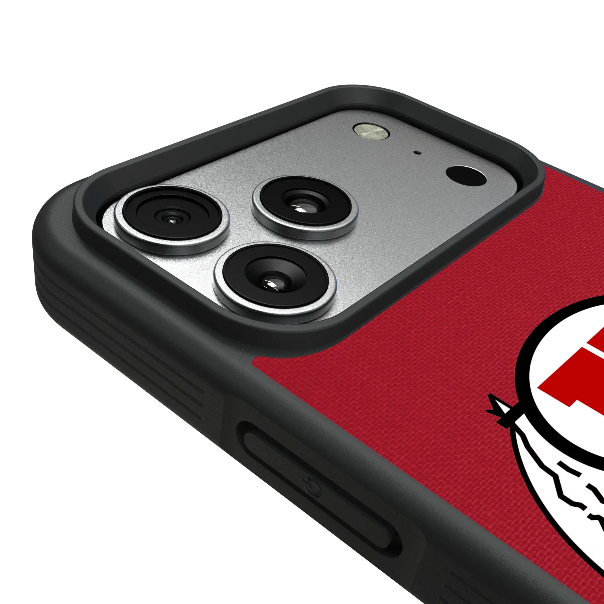 University of Utah Utes Personalized Stripe iPhone Bump Phone Case for Apple iPhone - Detail#Device_iPhone 17 Pro Max
