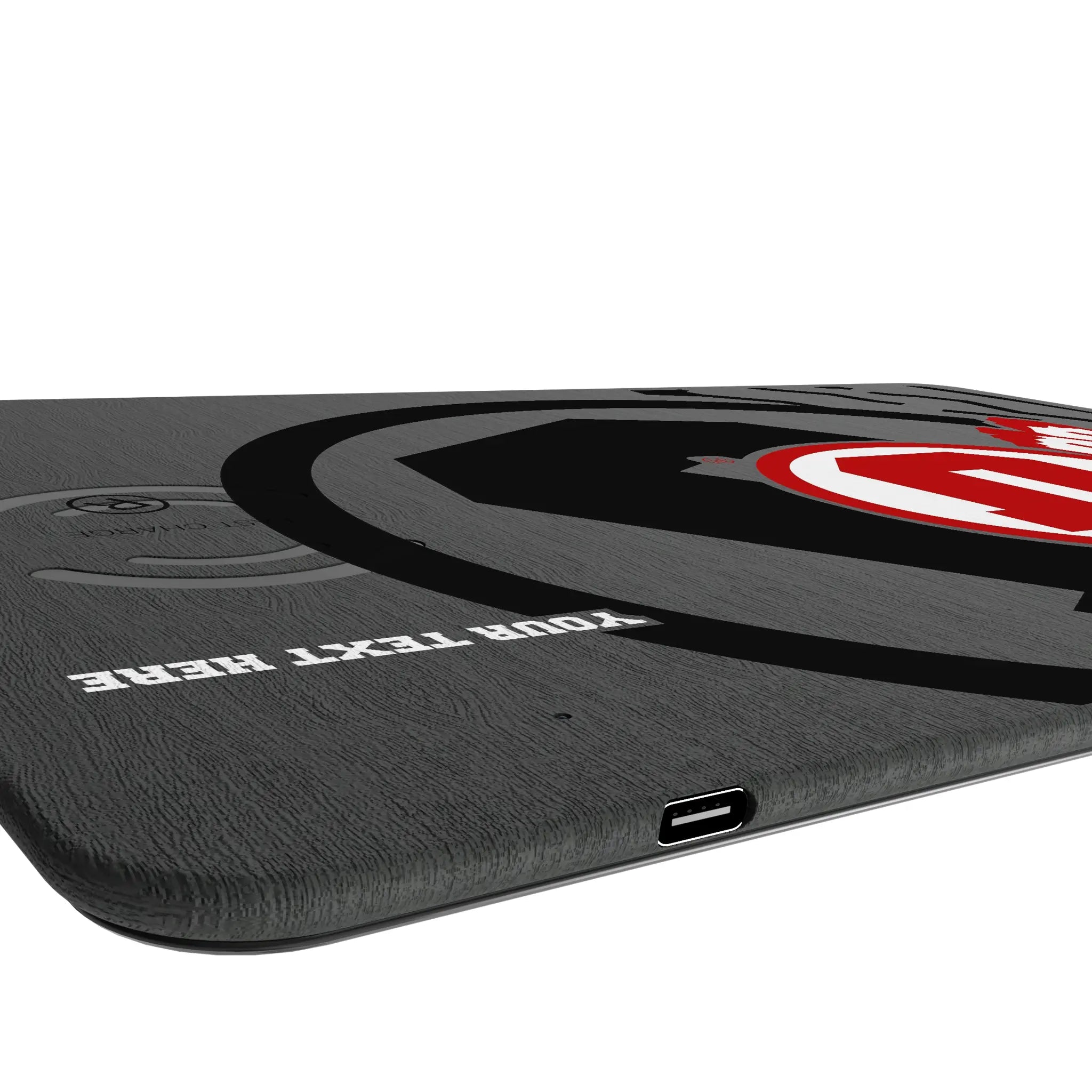 University of Utah Utes Personalized Tilt 15-Watt Wireless Charger and Mouse Pad