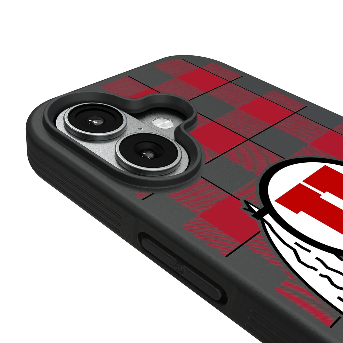 University of Utah Utes Plaid iPhone Bump Phone Case for Apple iPhone - Detail#Device_iPhone 17