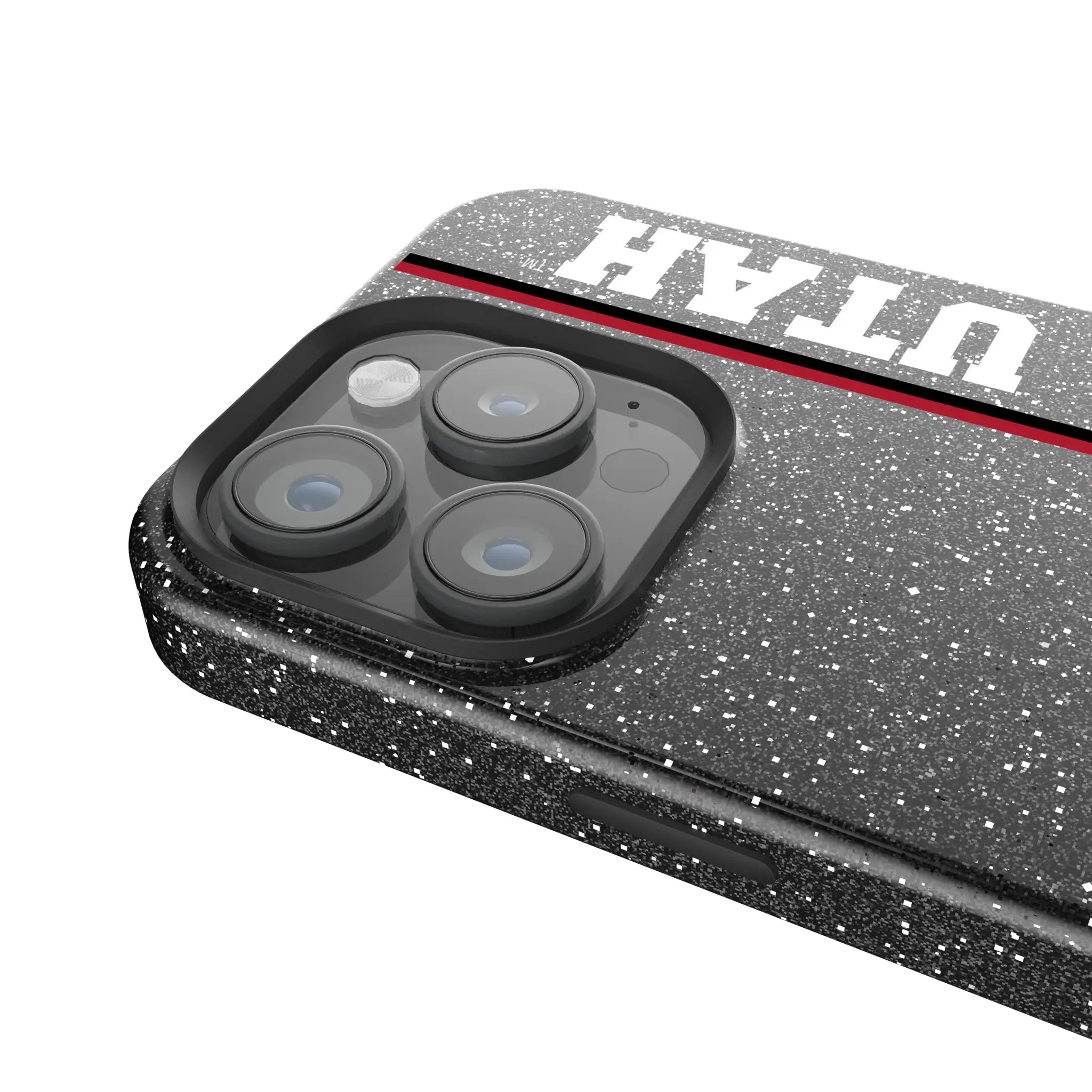 University of Utah Utes Sidebar iPhone Bling Phone Case for Apple iPhone - Detail