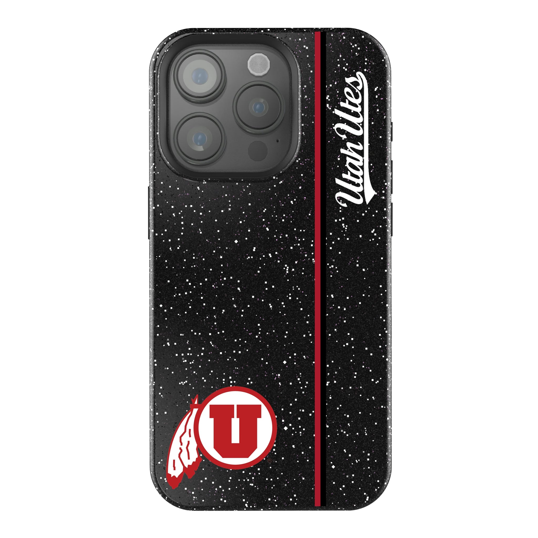 University of Utah Utes Sidebar iPhone Bling Phone Case for Apple iPhone