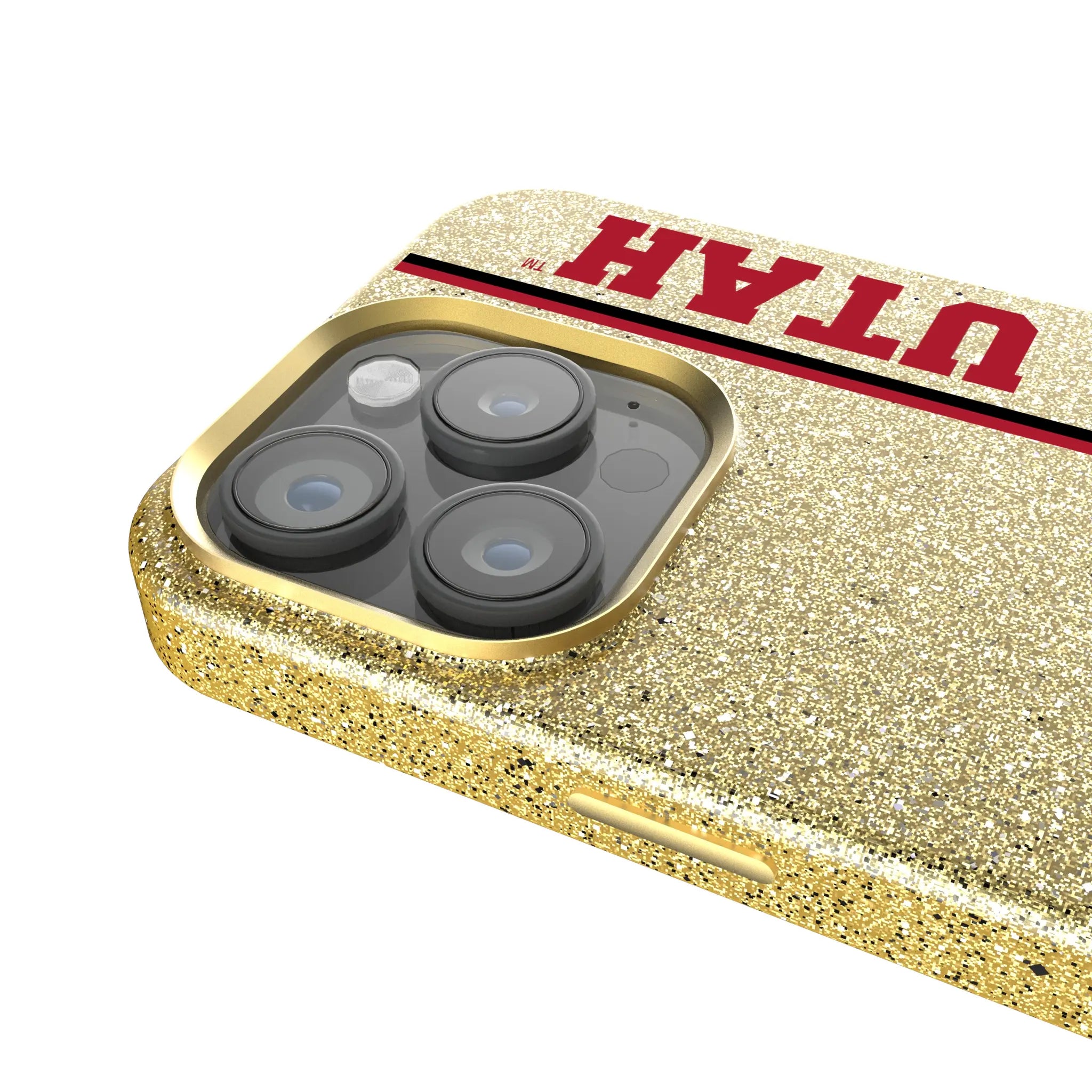 University of Utah Utes Sidebar iPhone Bling Phone Case for Apple iPhone - Detail