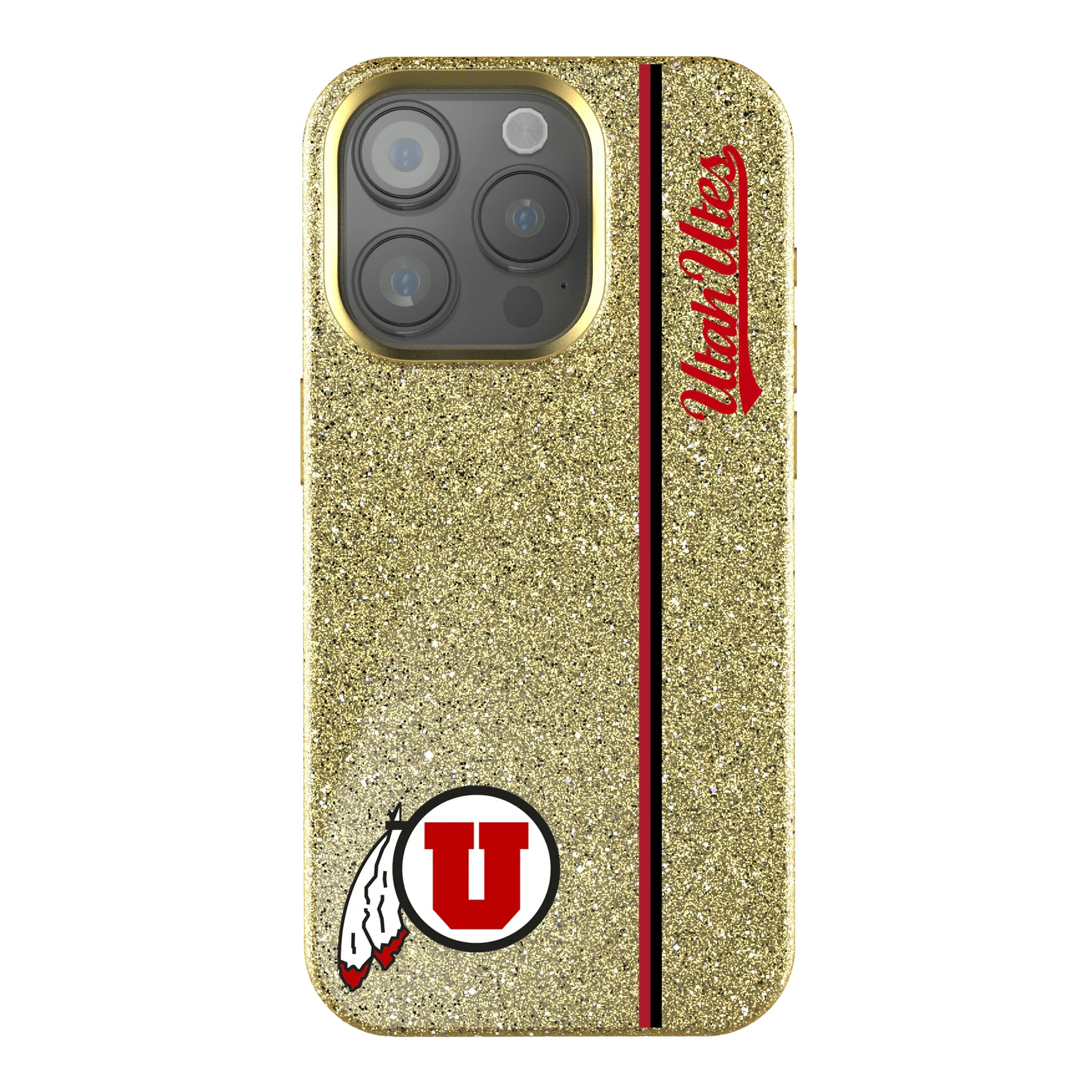 University of Utah Utes Sidebar iPhone Bling Phone Case for Apple iPhone