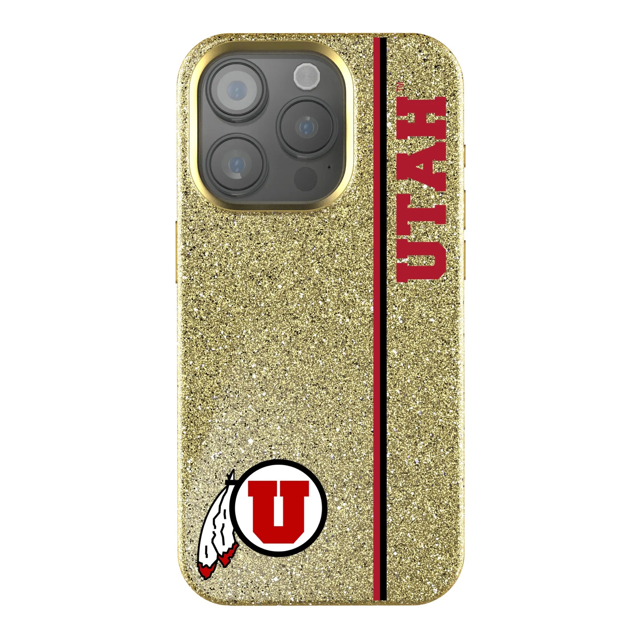 University of Utah Utes Sidebar iPhone Bling Phone Case for Apple iPhone