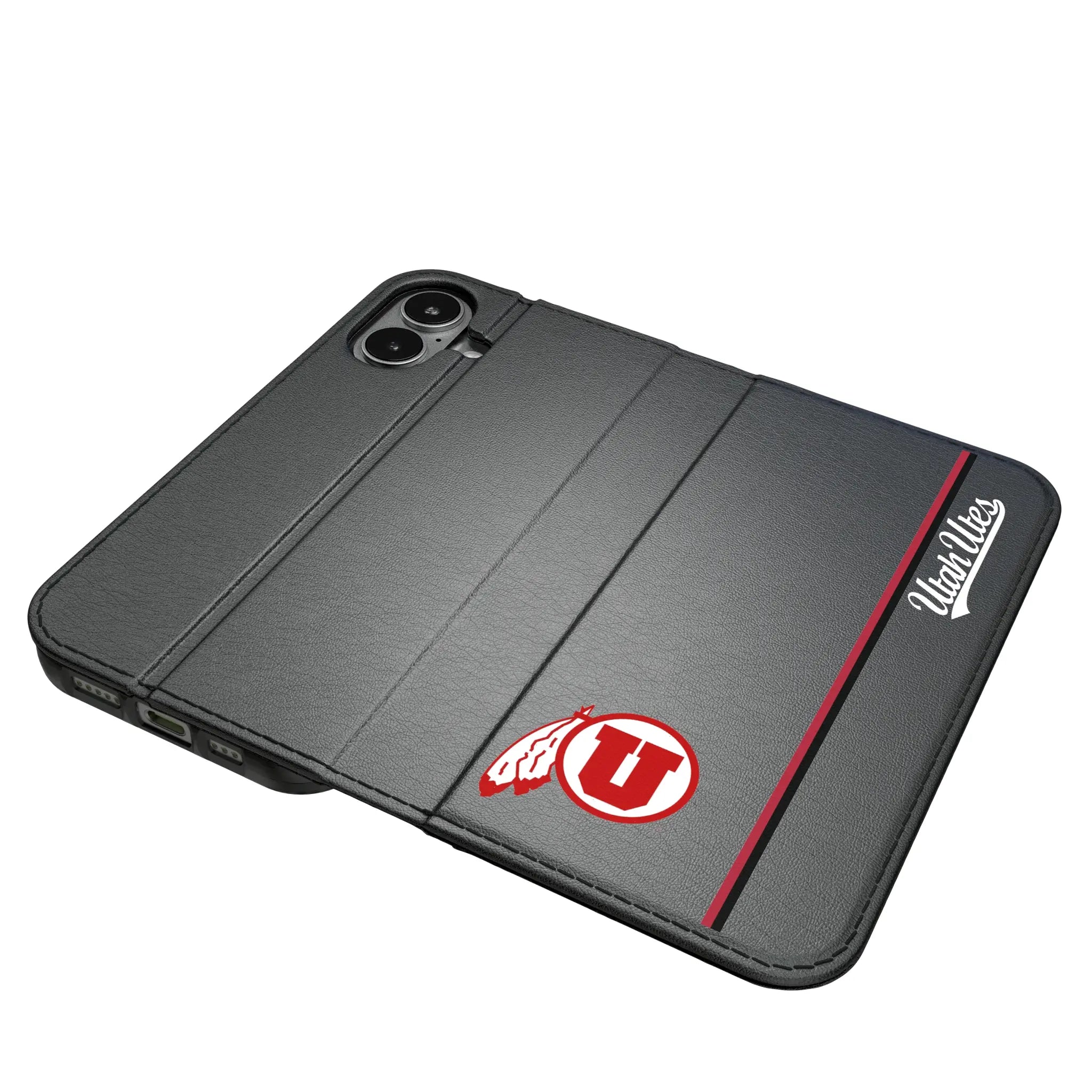 University of Utah Utes Sidebar iPhone Folio Phone Case for Apple iPhone#Device_iPhone 17