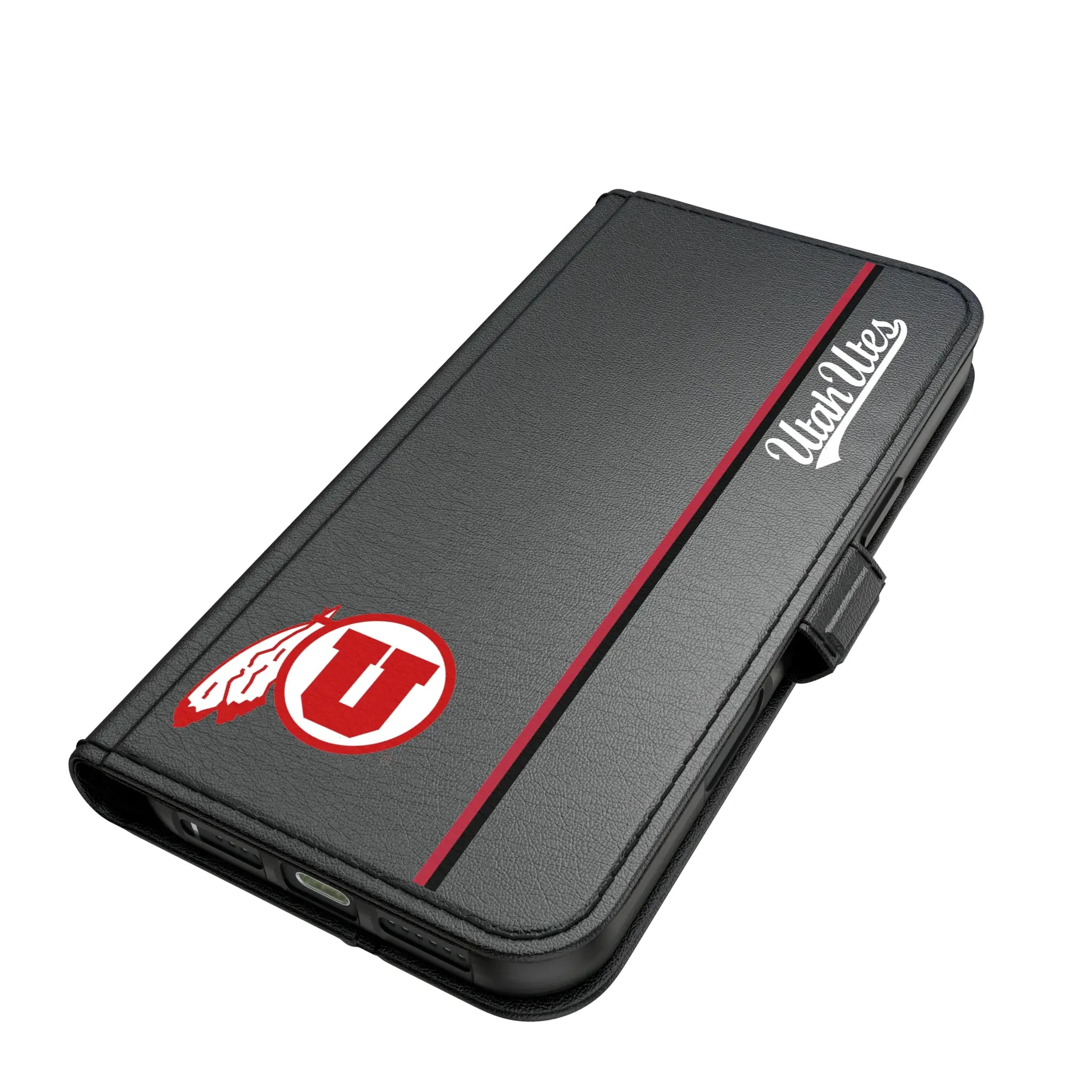 University of Utah Utes Sidebar iPhone Folio Phone Case for Apple iPhone#Device_iPhone 17 Pro Max