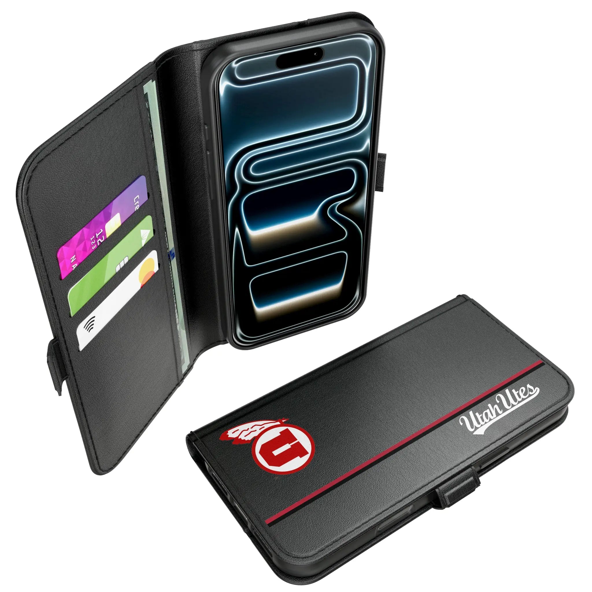 University of Utah Utes Sidebar iPhone Folio Phone Case for Apple iPhone#Device_iPhone 17 Pro Max