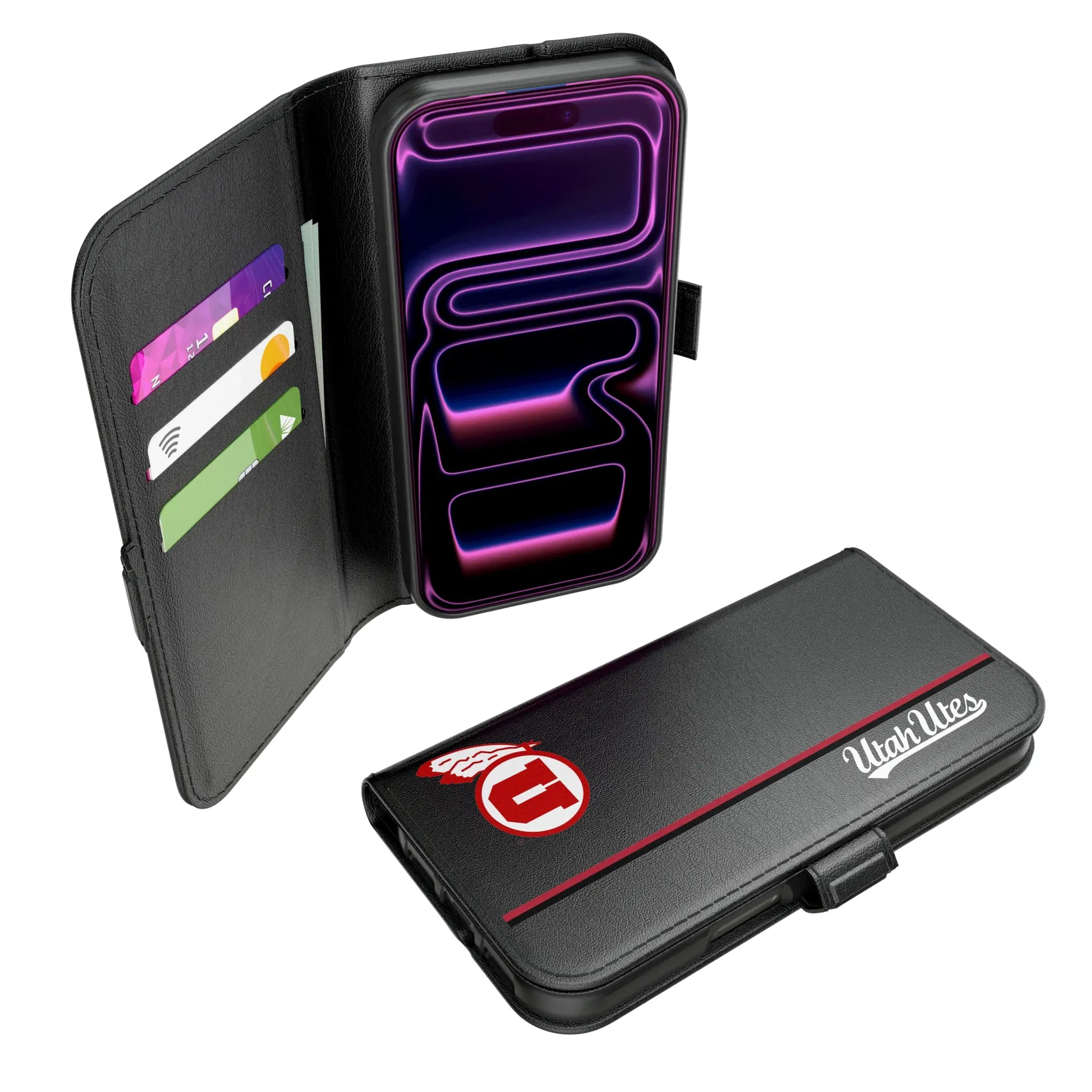 University of Utah Utes Sidebar iPhone Folio Phone Case for Apple iPhone#Device_iPhone 17 Pro