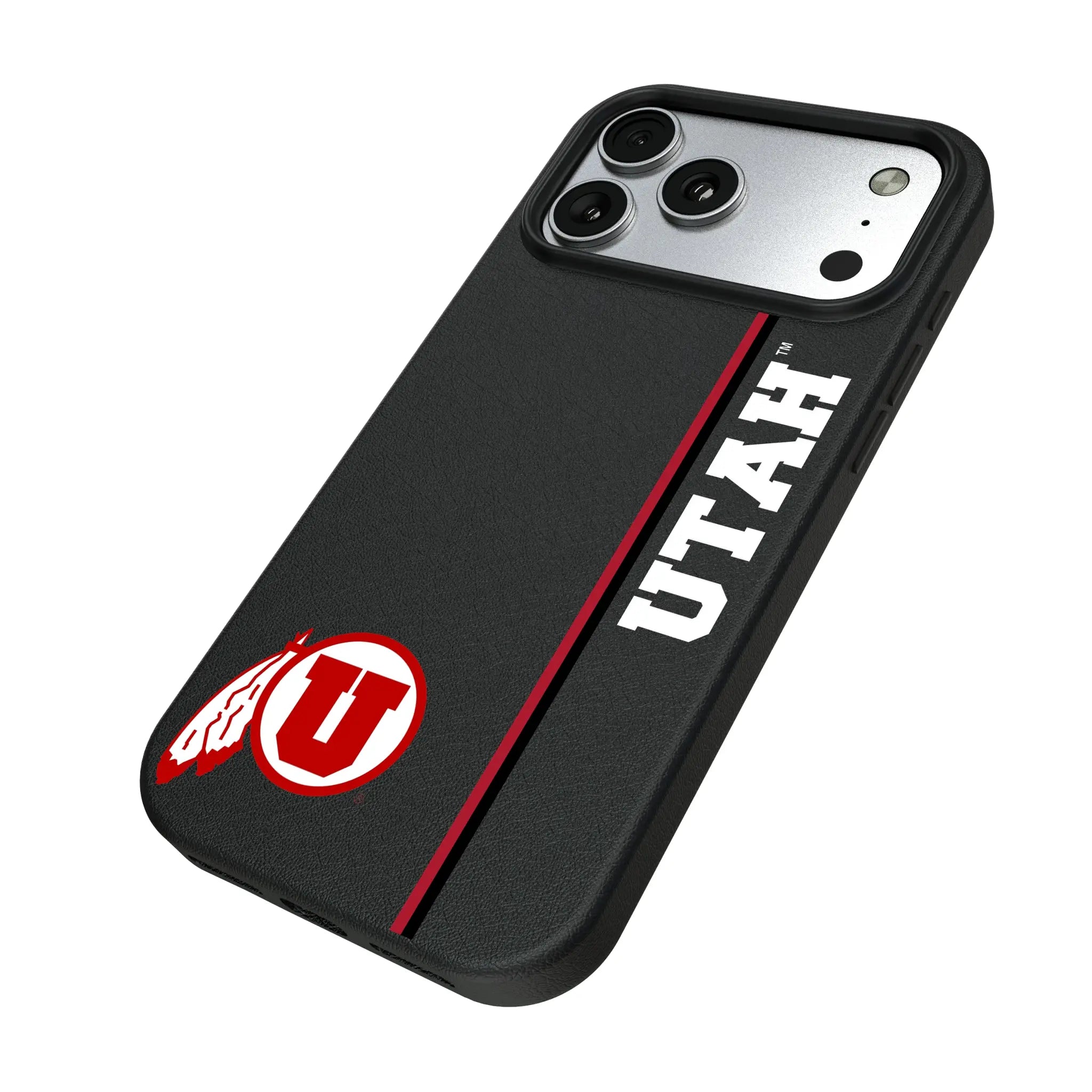 University of Utah Utes Sidebar iPhone MagSafe Compatible Phone Case for Apple iPhone - Isometric View#Device_iPhone 17 Pro Max
