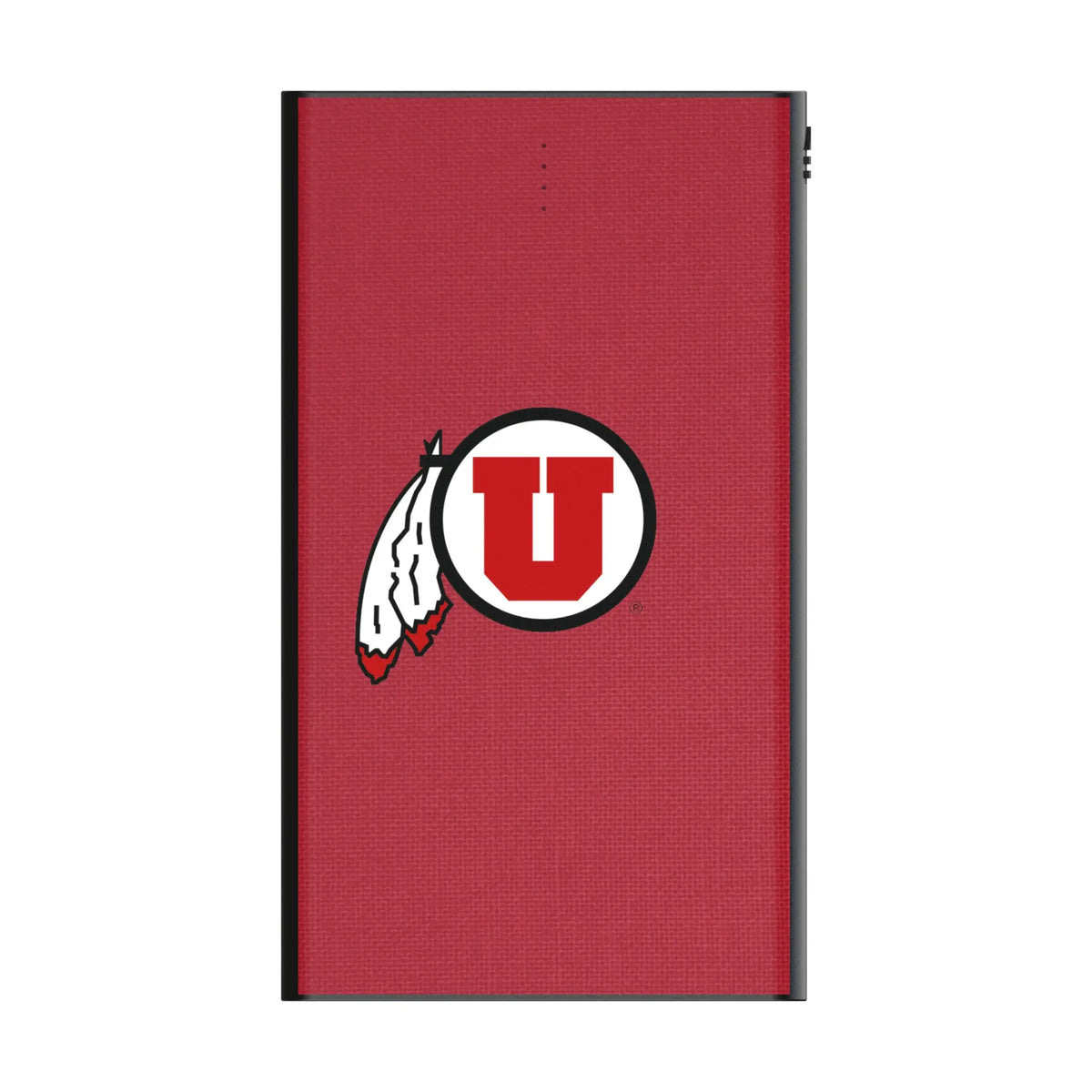 University of Utah Utes Solid 5000mAh Flat Power Bank