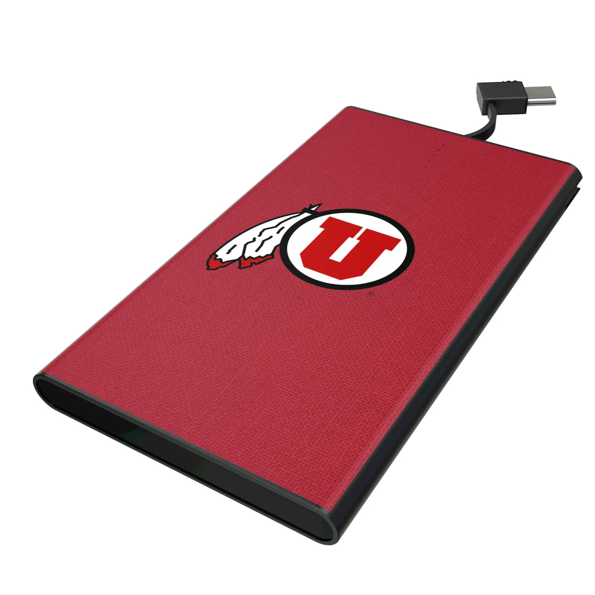 University of Utah Utes Solid 5000mAh Flat Power Bank