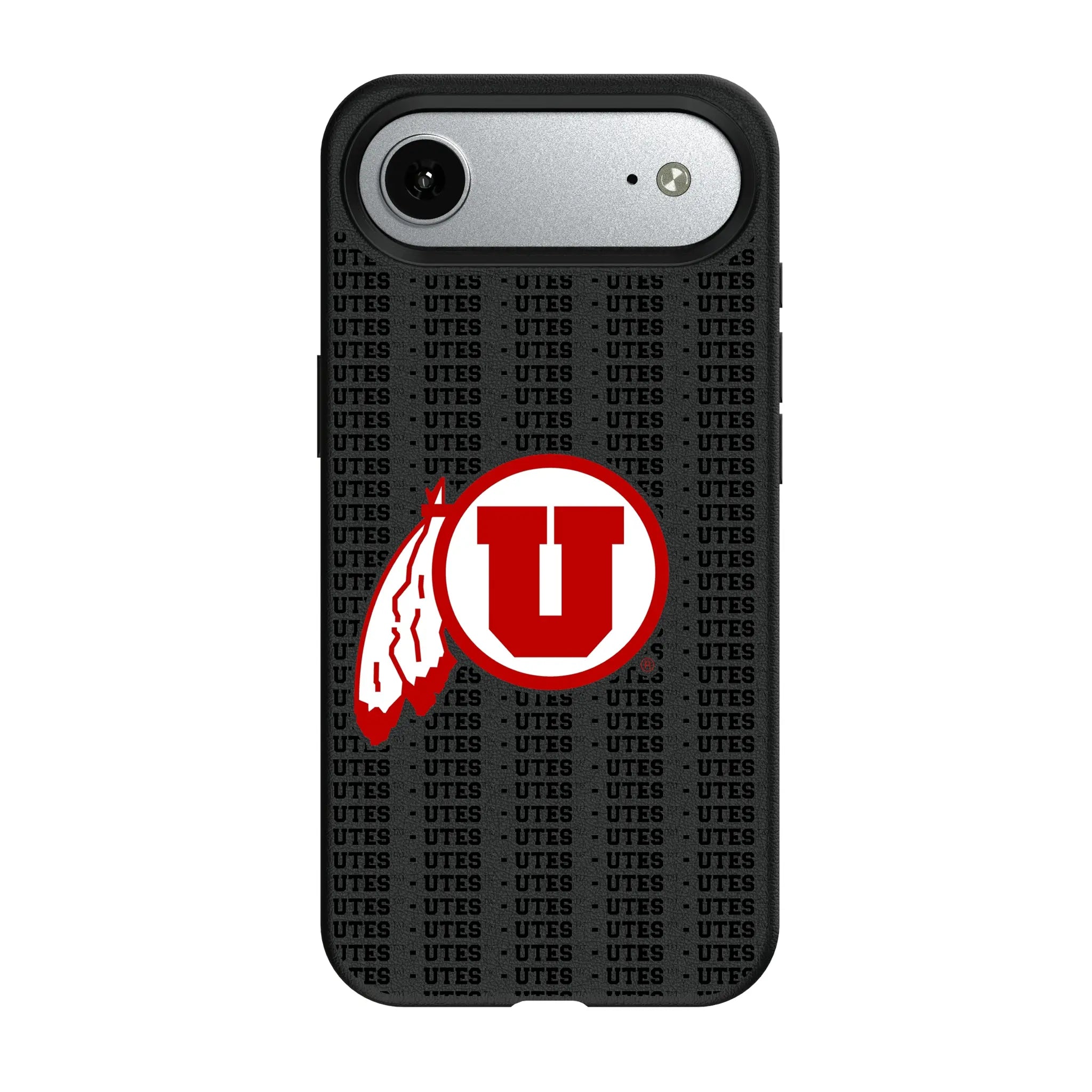 University of Utah Utes Text Backdrop iPhone MagSafe Compatible Phone Case for Apple iPhone#Device_iPhone Air