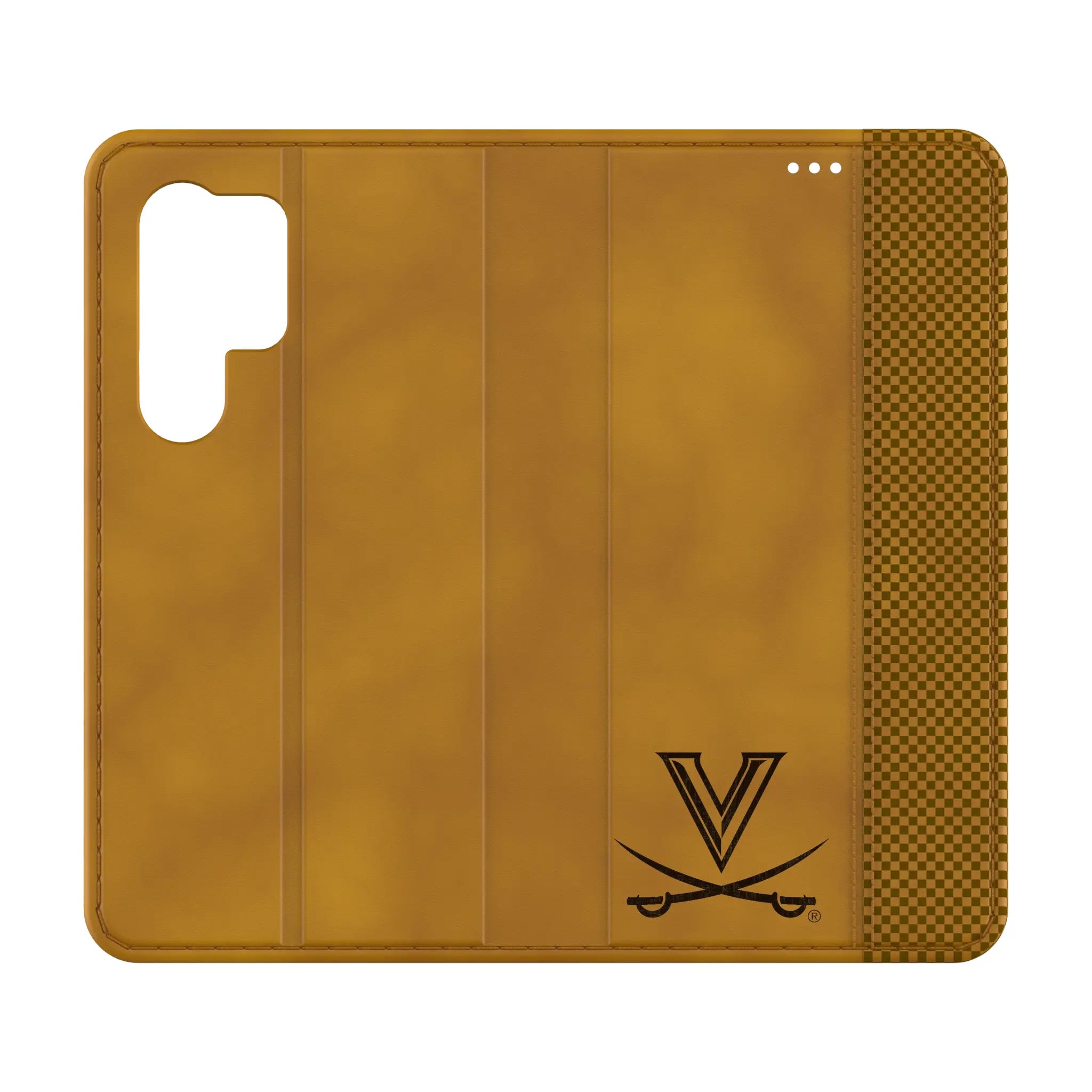 University of Virginia Cavaliers Burn Galaxy Folio Phone Case for Samsung Galaxy