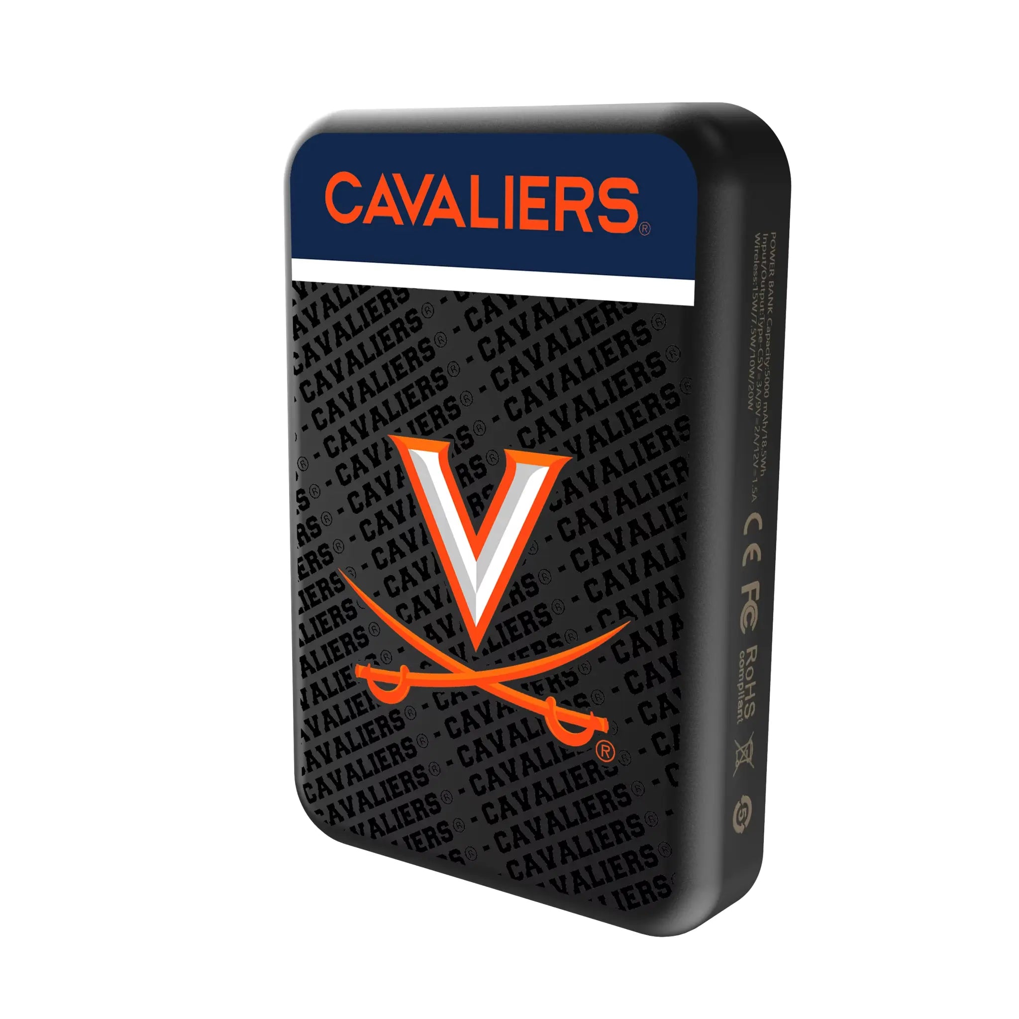University of Virginia Cavaliers Endzone Plus Wireless Mag Power Bank