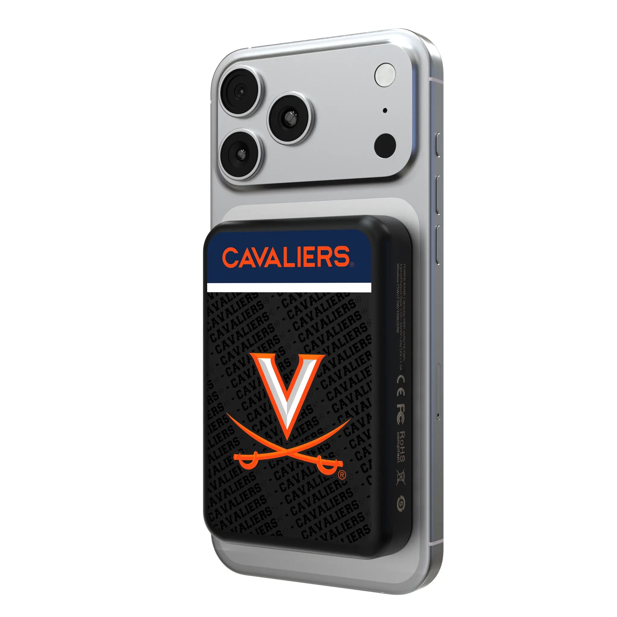 University of Virginia Cavaliers Endzone Plus Wireless Mag Power Bank