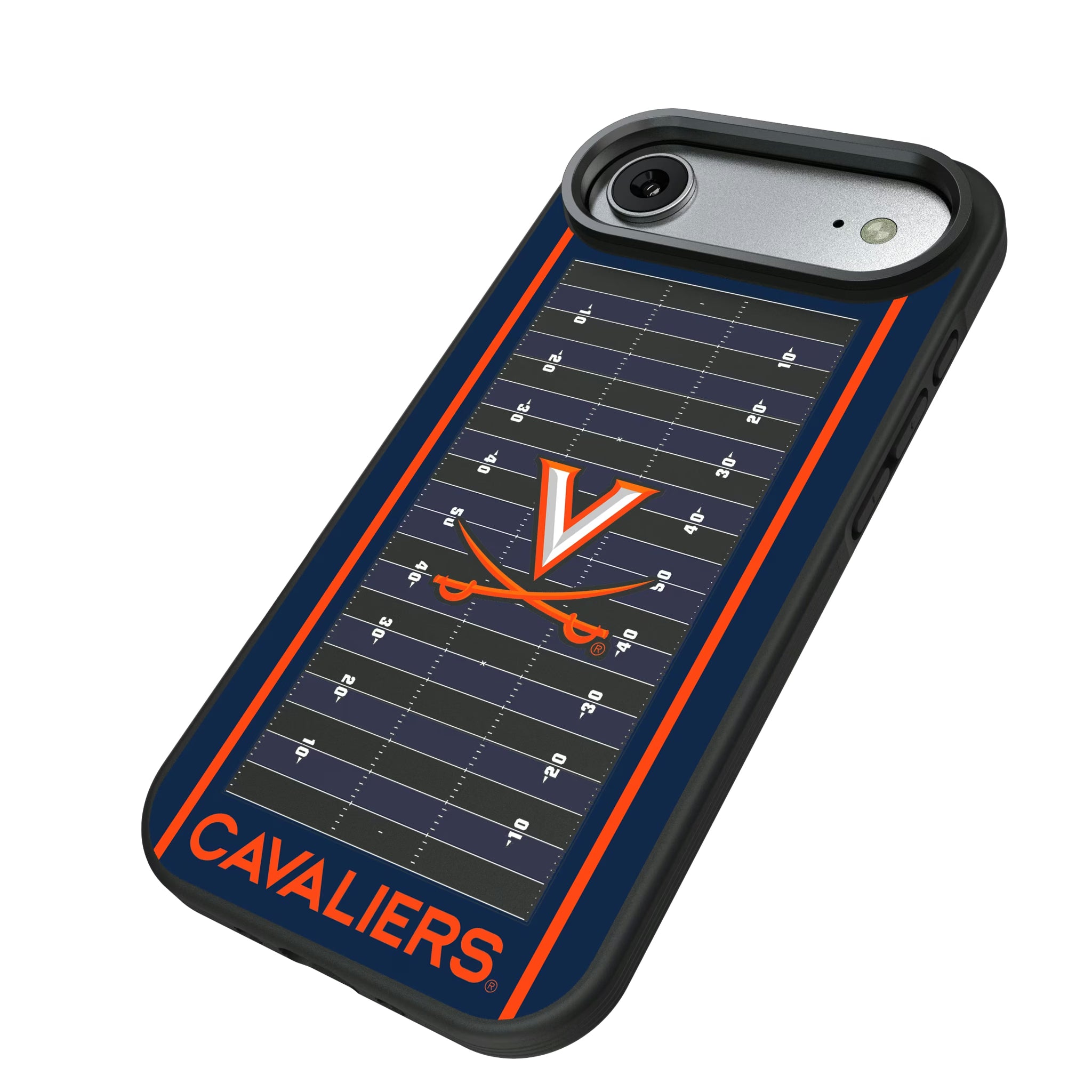 University of Virginia Cavaliers Field iPhone Bump Phone Case for Apple iPhone - Isometric View#Device_iPhone Air