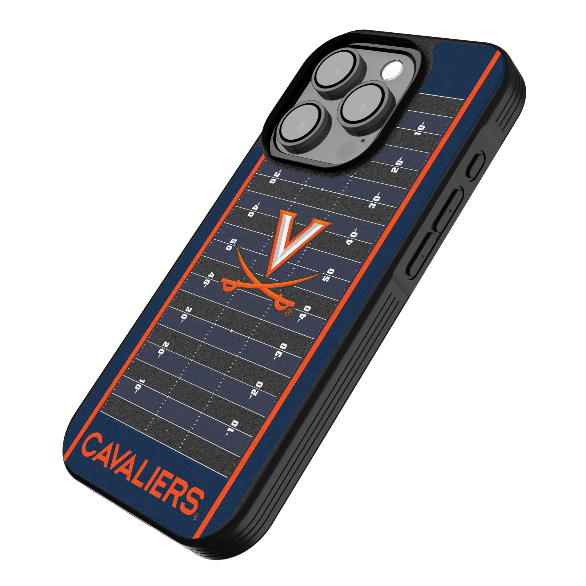 University of Virginia Cavaliers Field iPhone Bump Phone Case for Apple iPhone - Isometric View