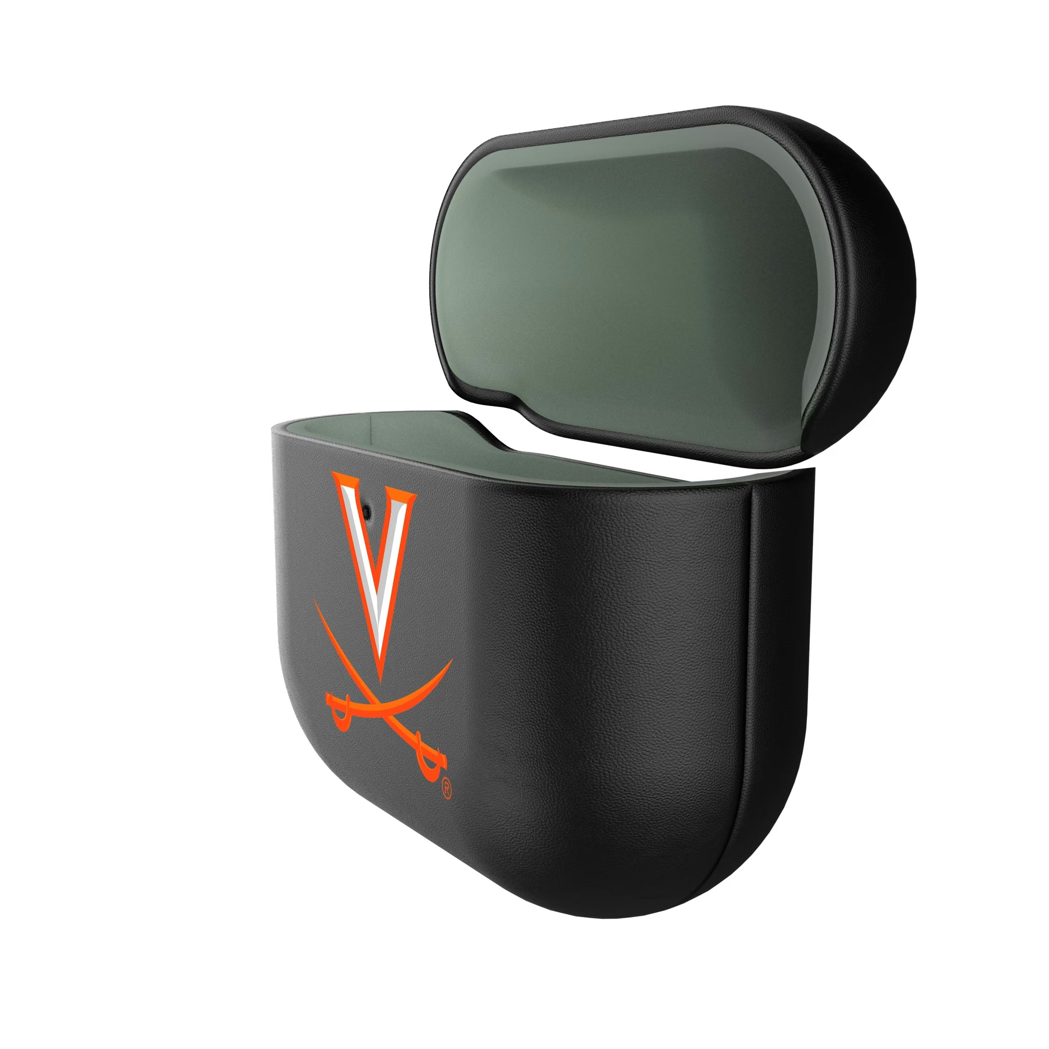 University of Virginia Cavaliers Insignia AirPods AirPod Case Cover - Isometric View#Device_AirPods 4