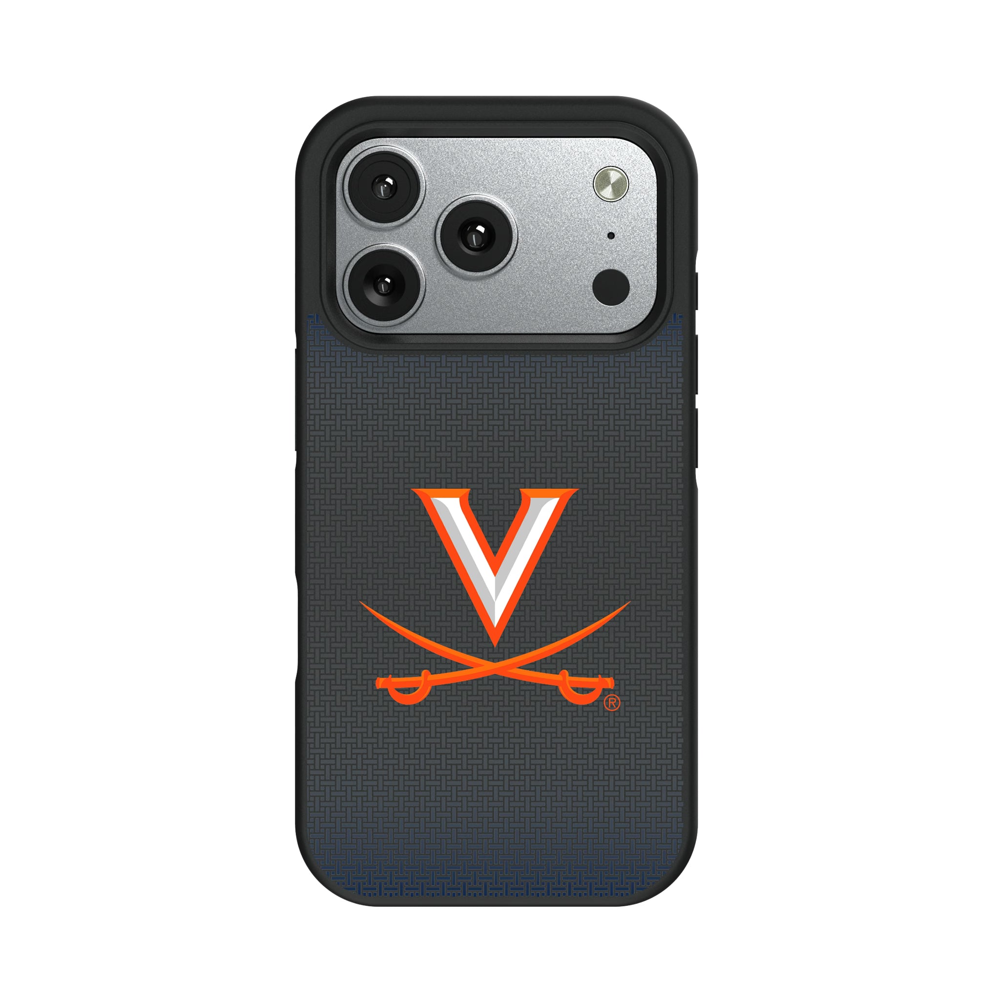 University of Virginia Cavaliers Linen iPhone Bump Phone Case for Apple iPhone#Device_iPhone 17 Pro