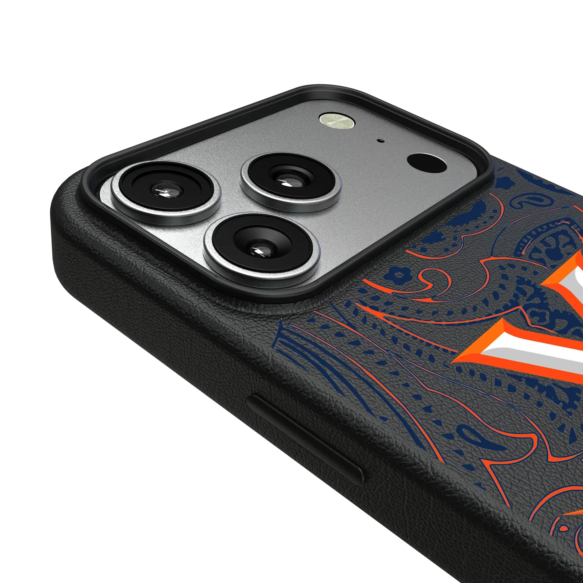 University of Virginia Cavaliers Paisley iPhone MagSafe Compatible Phone Case for Apple iPhone - Detail#Device_iPhone 17 Pro