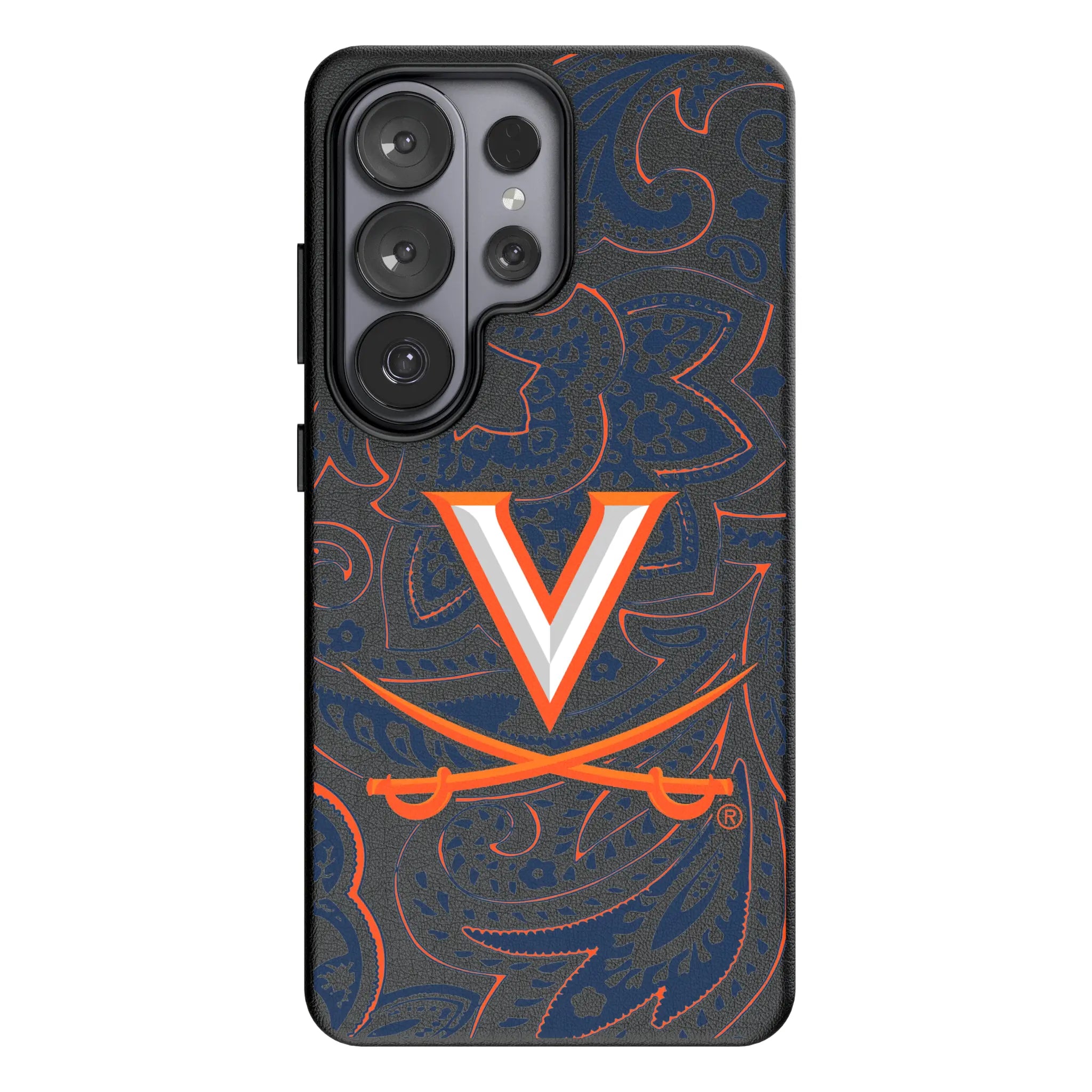 University of Virginia Cavaliers Paisley Galaxy MagSafe Compatible Phone Case for Samsung Galaxy#Device_Galaxy S26 Ultra