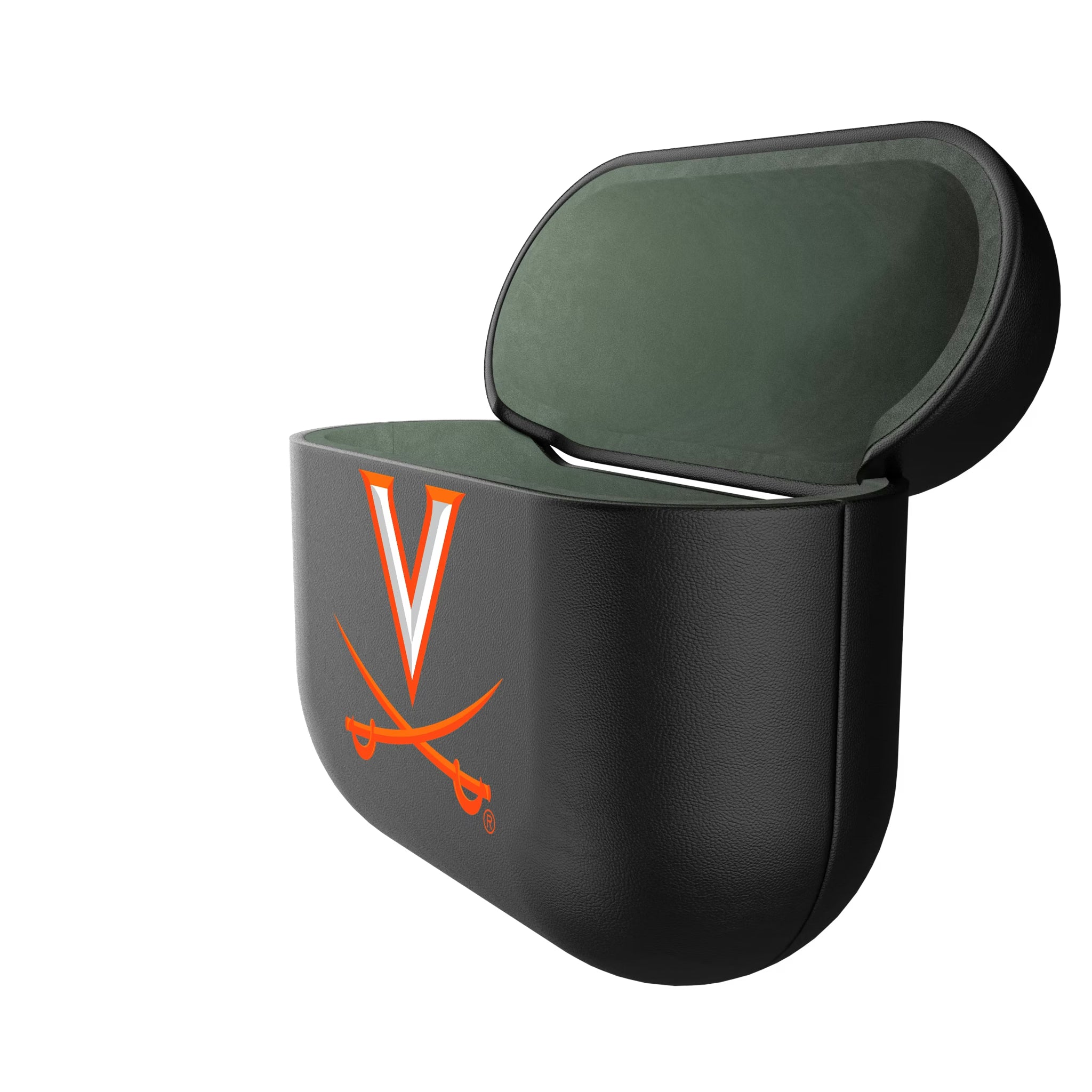 University of Virginia Cavaliers Personalized Insignia AirPods AirPod Case Cover - Isometric View#Device_AirPods 3rd Gen