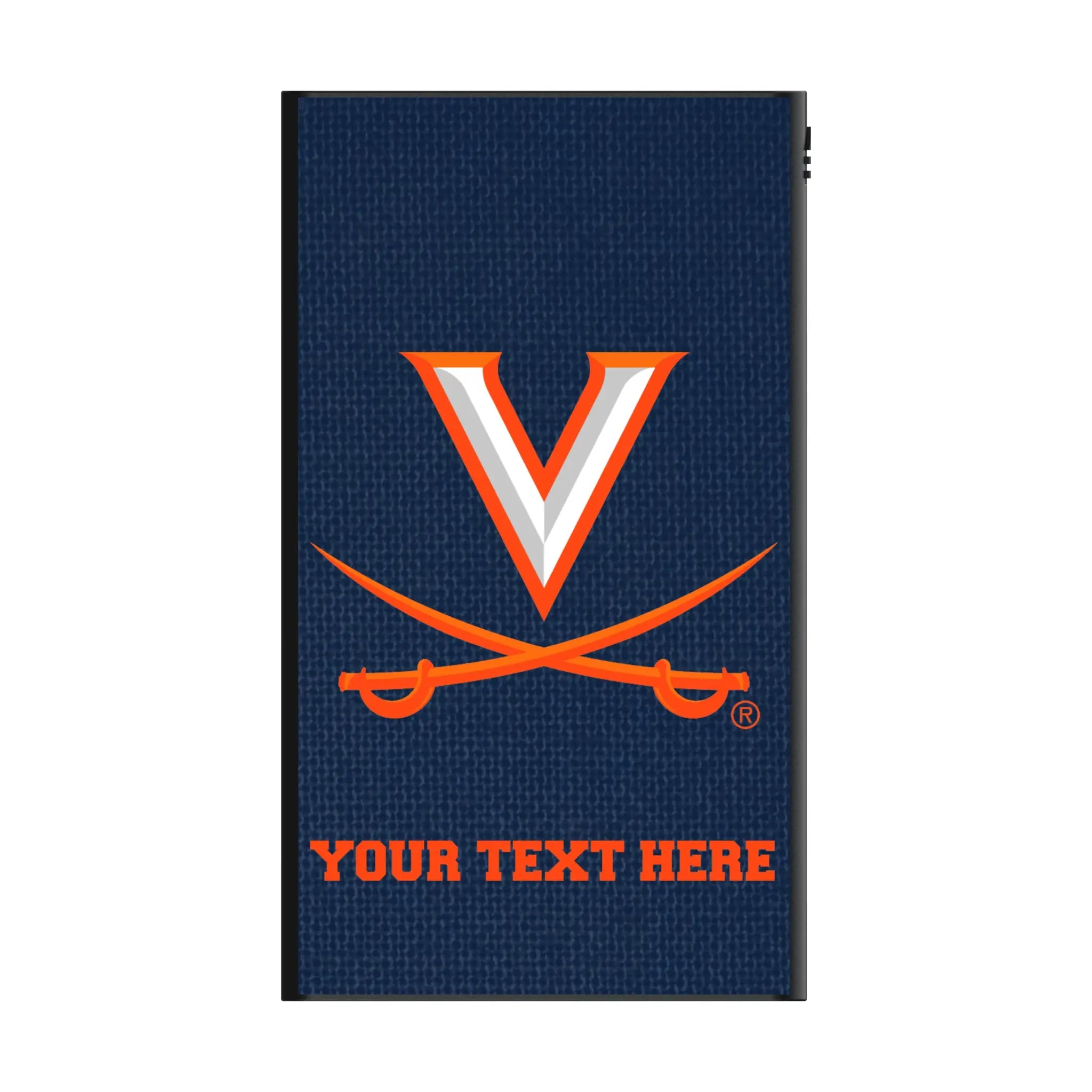 University of Virginia Cavaliers Personalized Solid 5000mAh Flat Power Bank