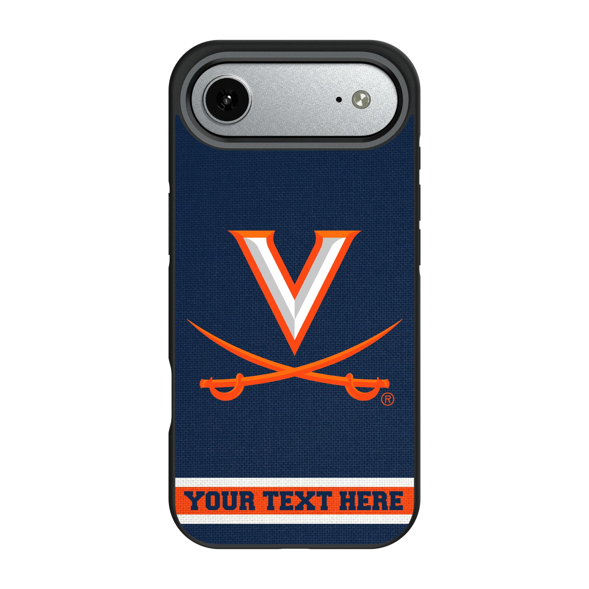 University of Virginia Cavaliers Personalized Stripe iPhone Bump Phone Case for Apple iPhone#Device_iPhone Air