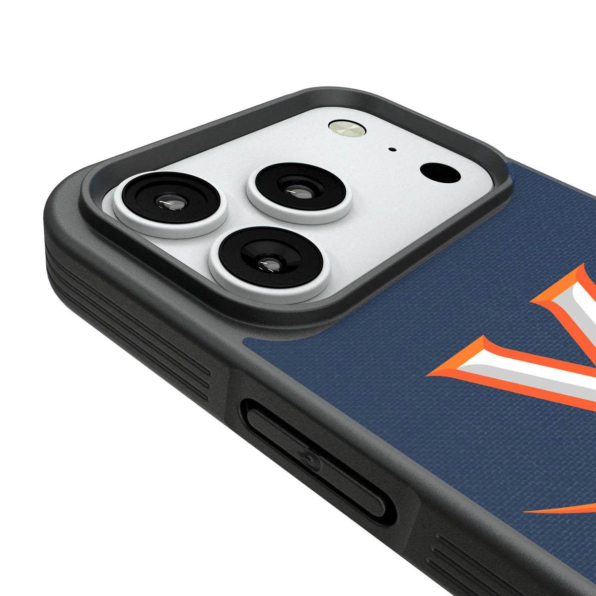 University of Virginia Cavaliers Personalized Stripe iPhone Bump Phone Case for Apple iPhone - Detail#Device_iPhone 18 Pro