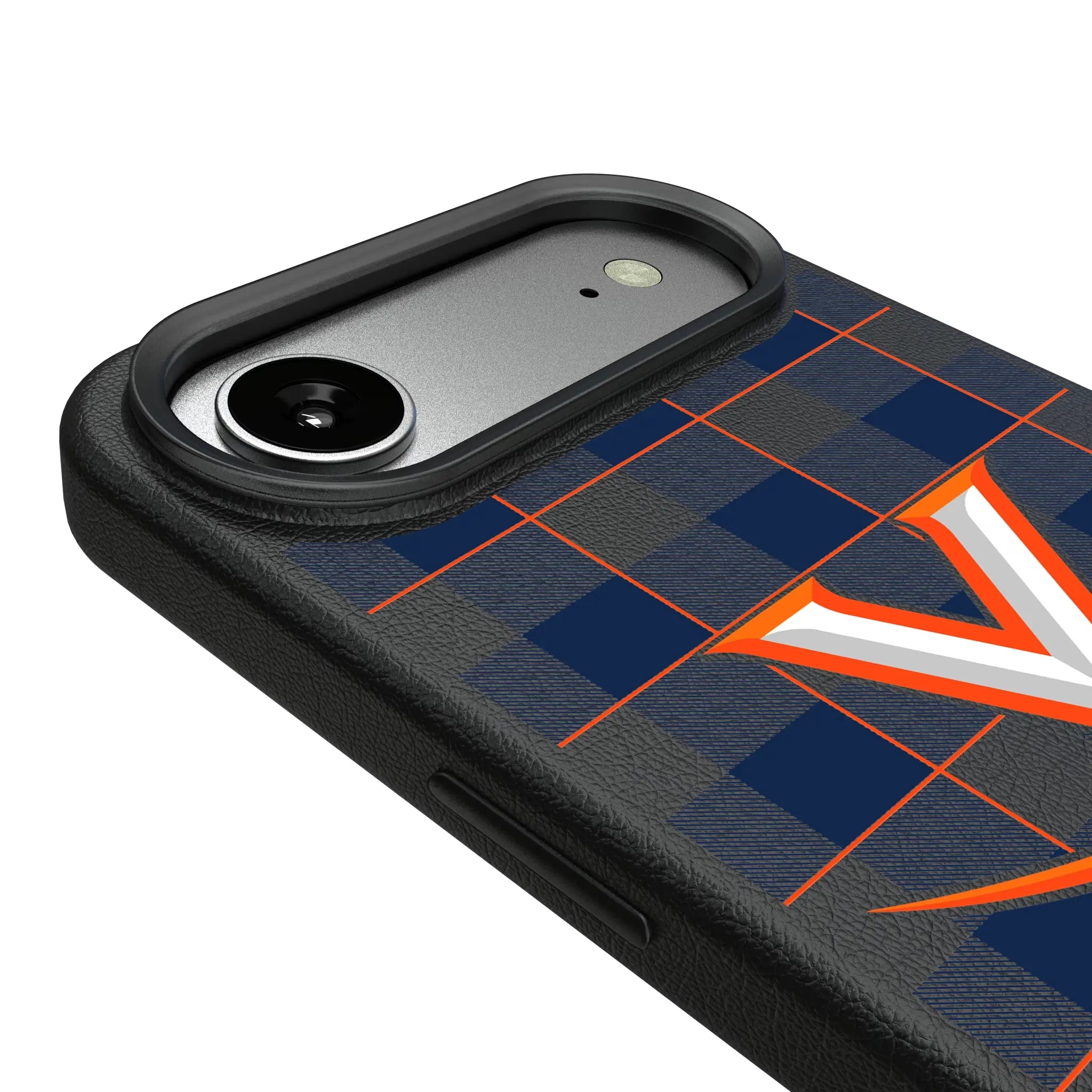 University of Virginia Cavaliers Plaid iPhone MagSafe Compatible Phone Case for Apple iPhone - Detail#Device_iPhone Air