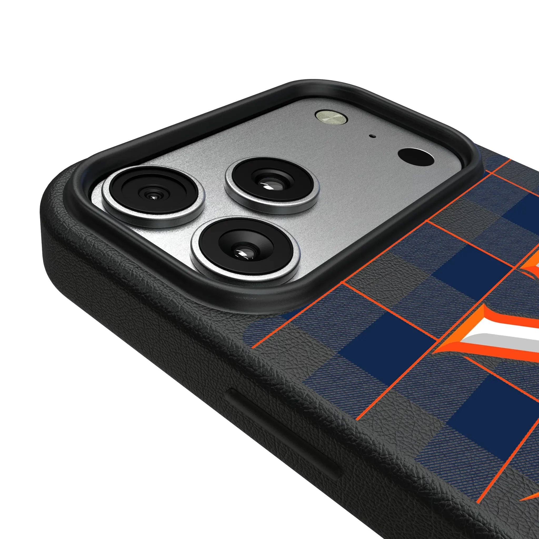 University of Virginia Cavaliers Plaid iPhone MagSafe Compatible Phone Case for Apple iPhone - Detail#Device_iPhone 17 Pro Max