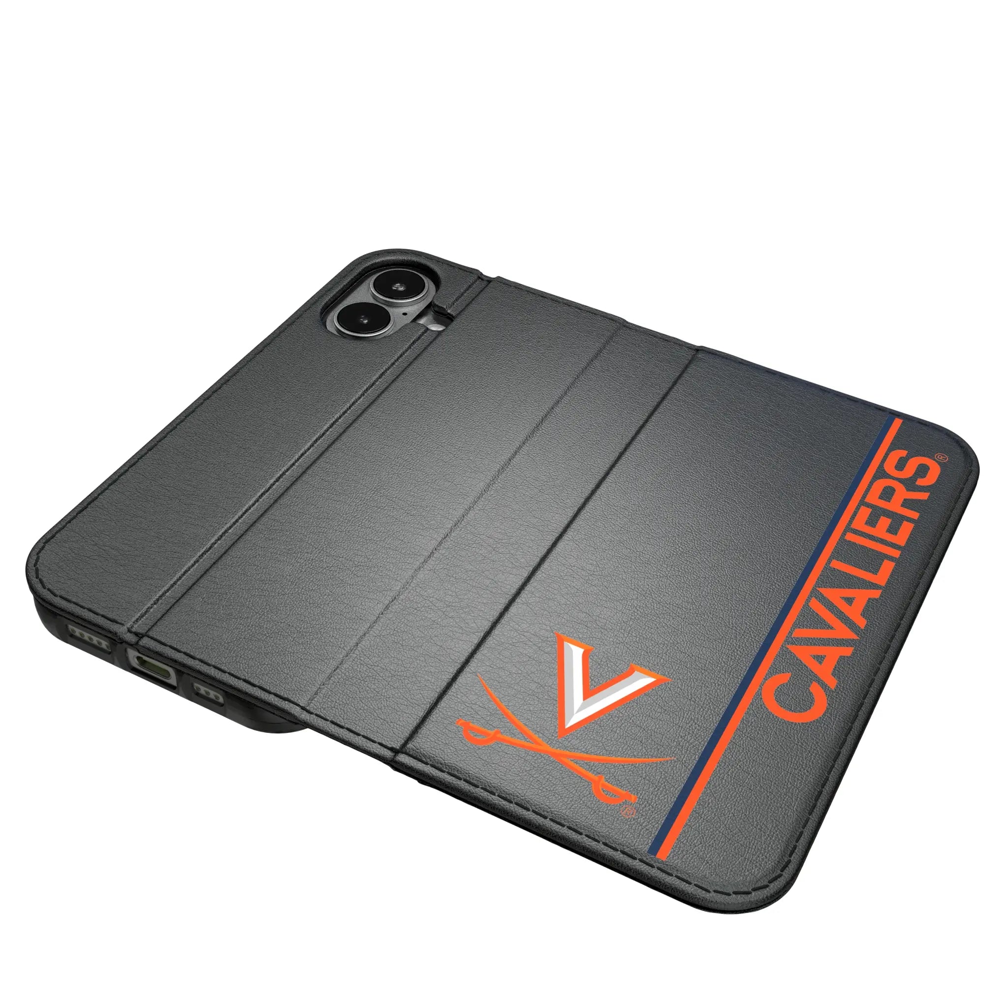 University of Virginia Cavaliers Sidebar iPhone Folio Phone Case for Apple iPhone#Device_iPhone 17