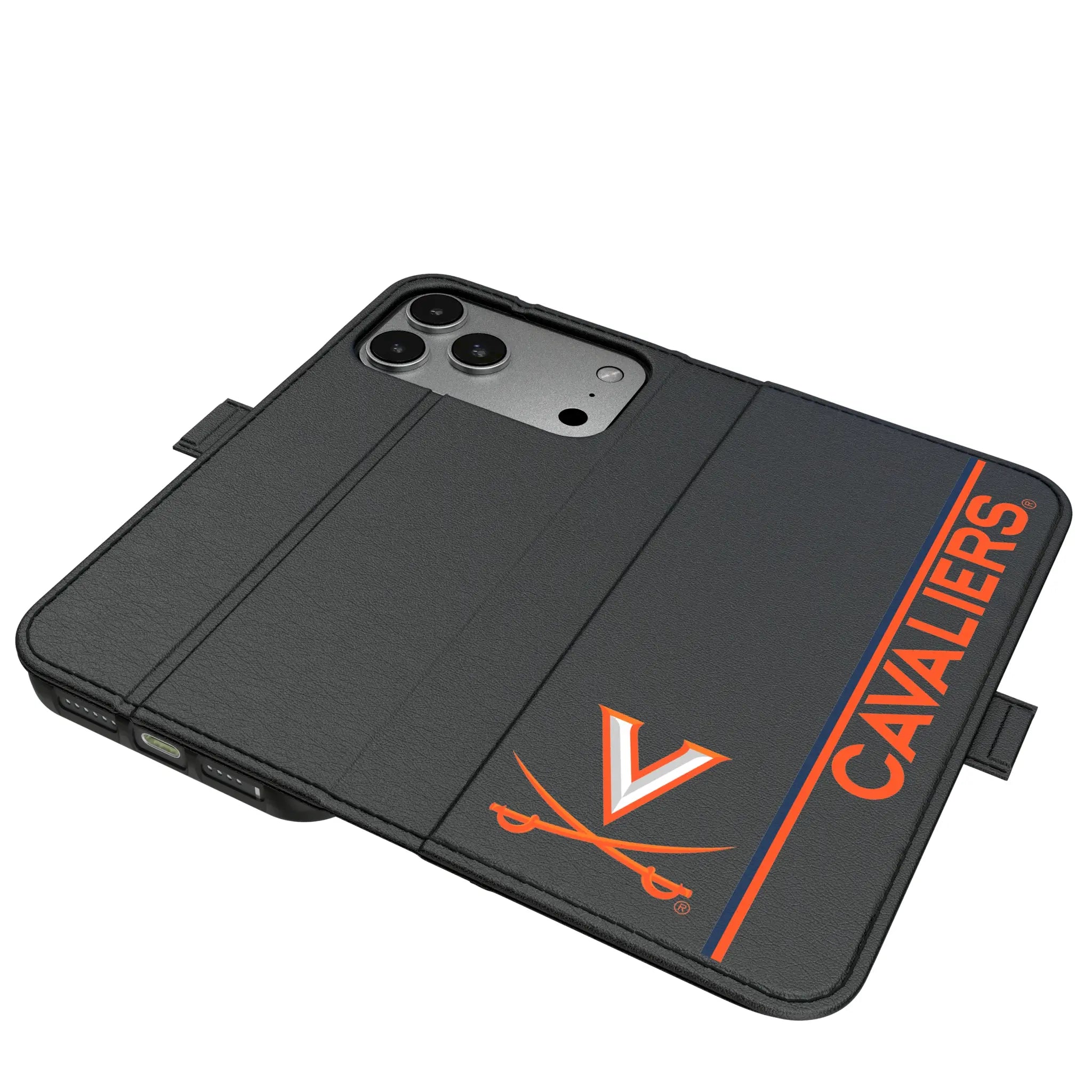 University of Virginia Cavaliers Sidebar iPhone Folio Phone Case for Apple iPhone#Device_iPhone 17 Pro Max
