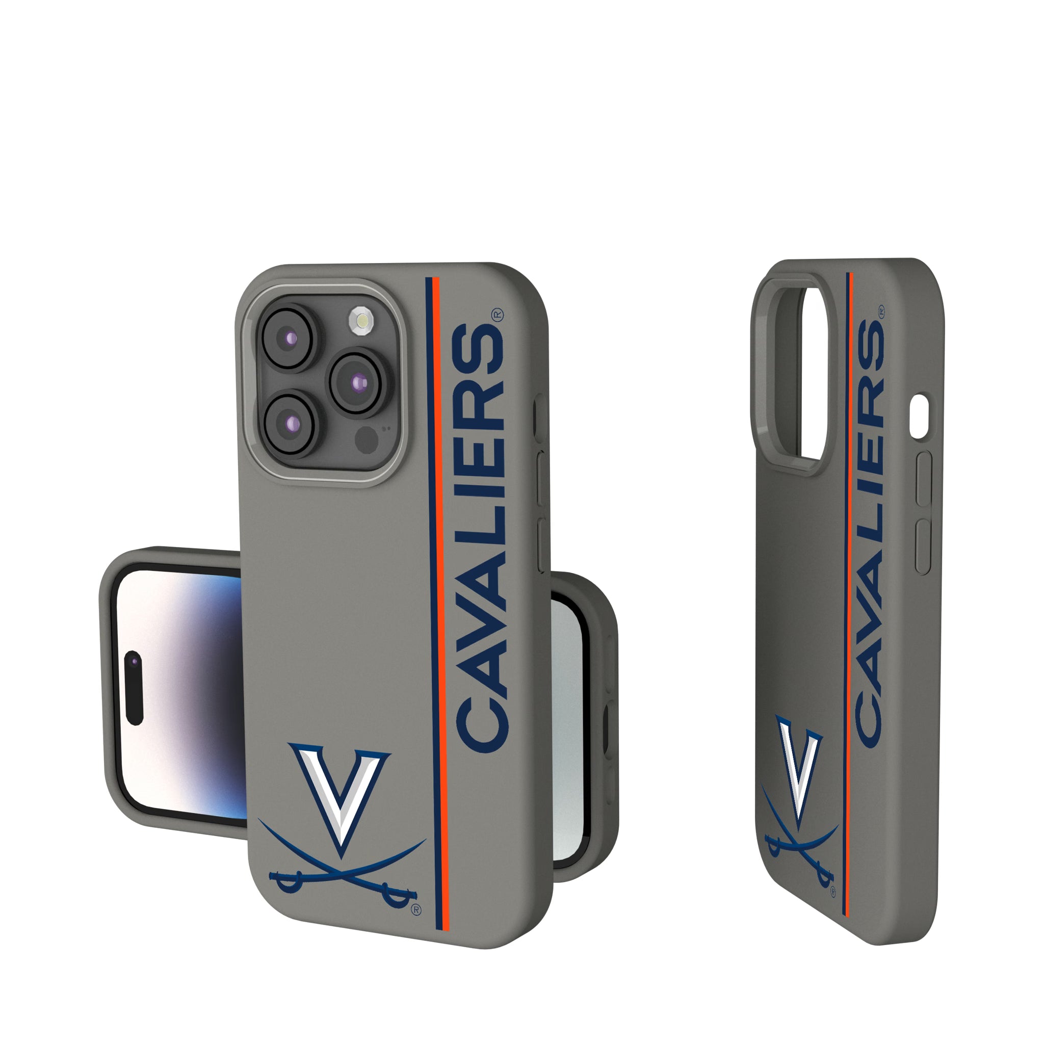 University of Virginia Cavaliers Sidebar iPhone Soft Touch Phone Case for Apple iPhone