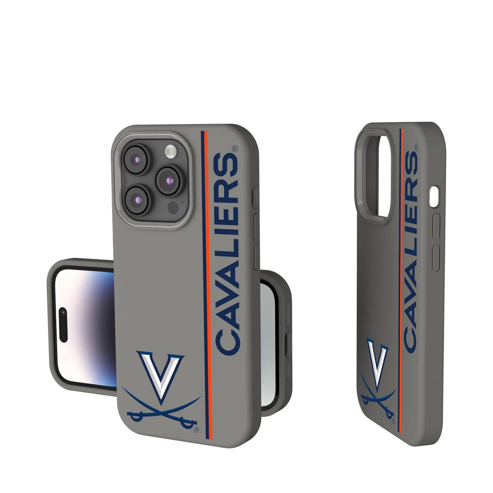 University of Virginia Cavaliers Sidebar iPhone Soft Touch Phone Case for Apple iPhone