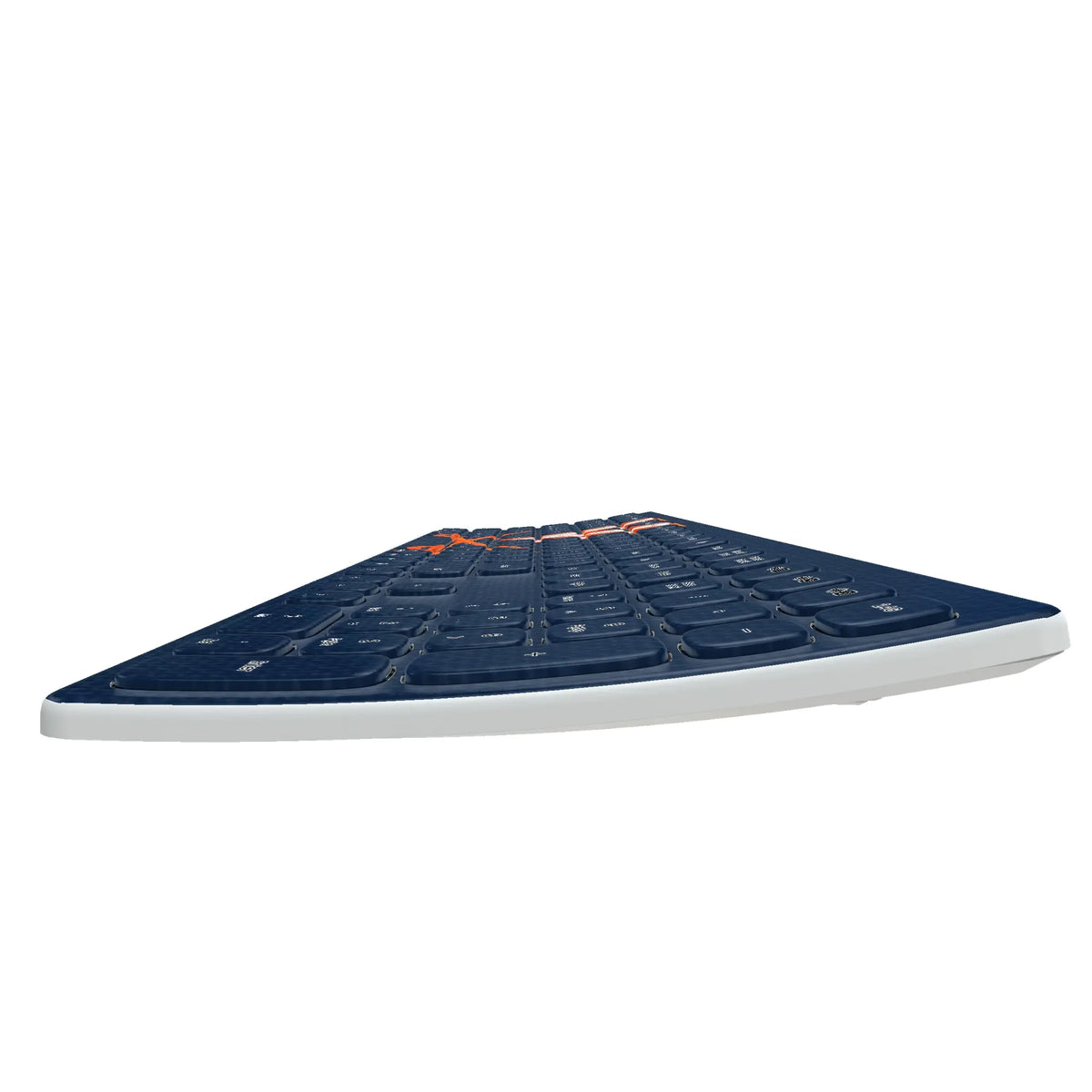 University of Virginia Cavaliers Solid KKB605 Curved Wireless Keyboard