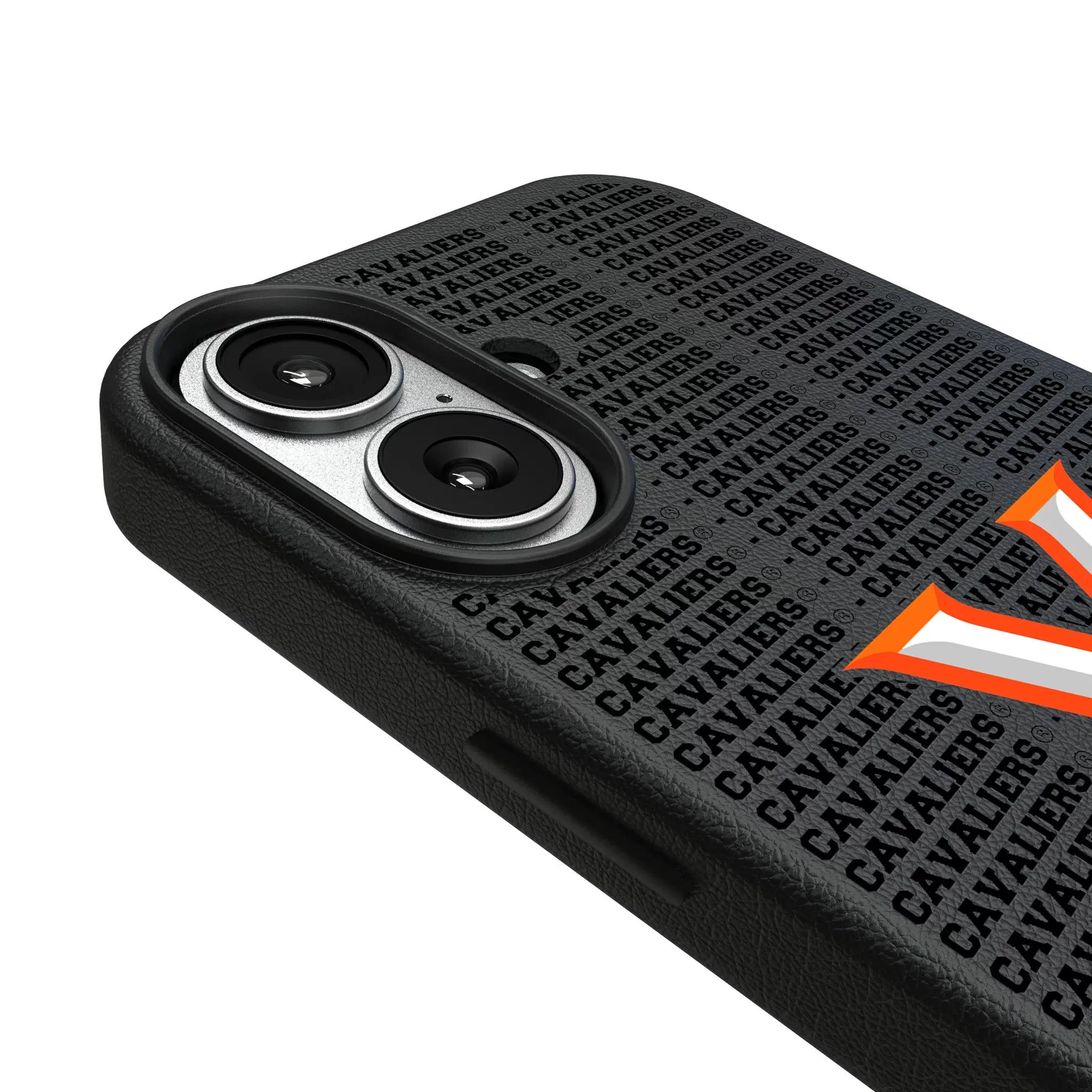 University of Virginia Cavaliers Text Backdrop iPhone MagSafe Compatible Phone Case for Apple iPhone - Detail#Device_iPhone 17