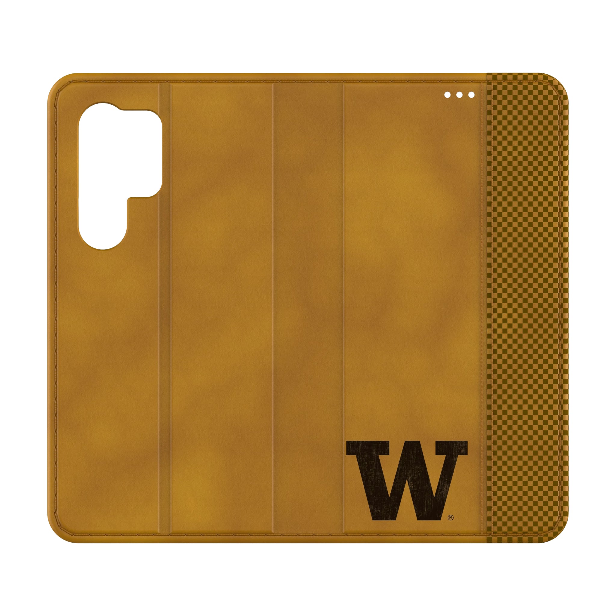 University of Washington Huskies Burn Galaxy Folio Phone Case for Samsung Galaxy