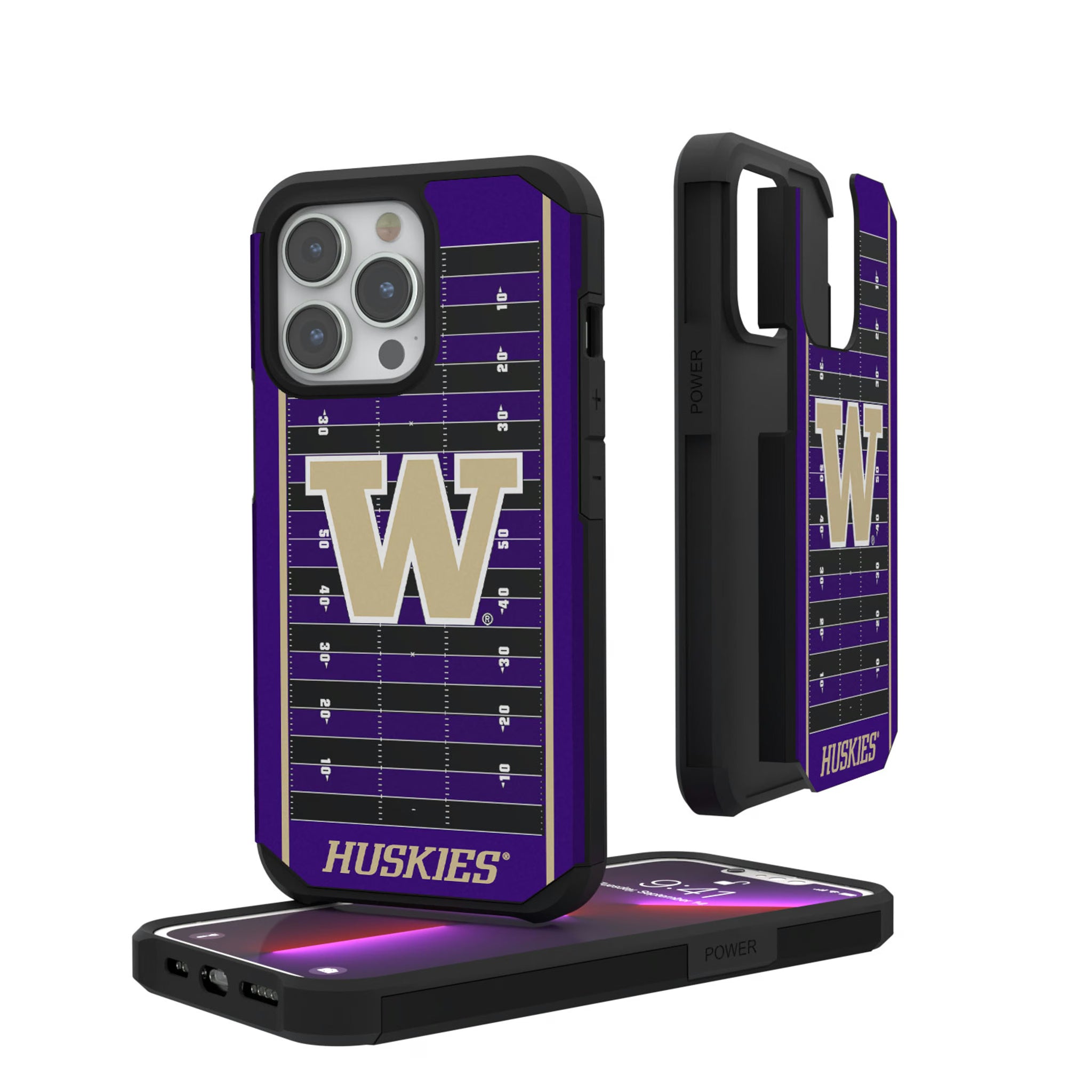 University of Washington Huskies Field iPhone Rugged Phone Case for Apple iPhone