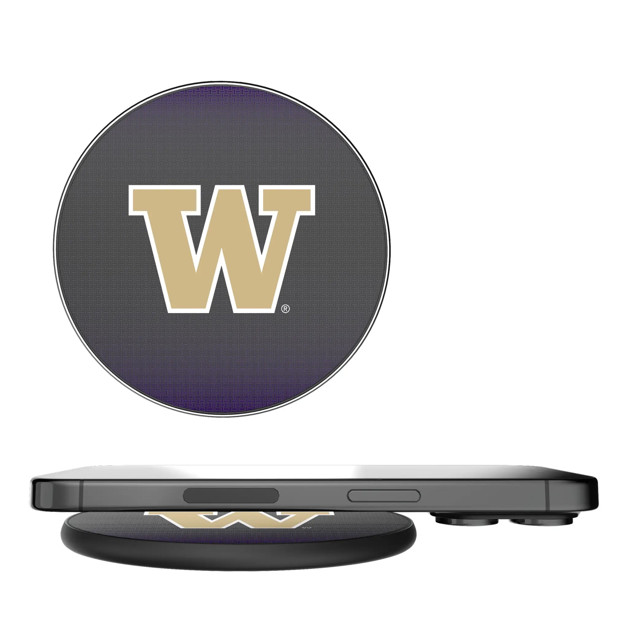 University of Washington Huskies Linen 15-Watt Wireless Charger