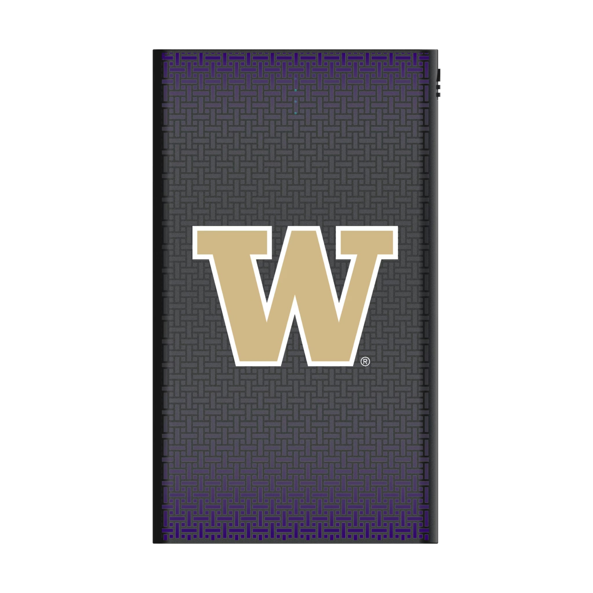 University of Washington Huskies Linen 5000mAh Flat Powerbank