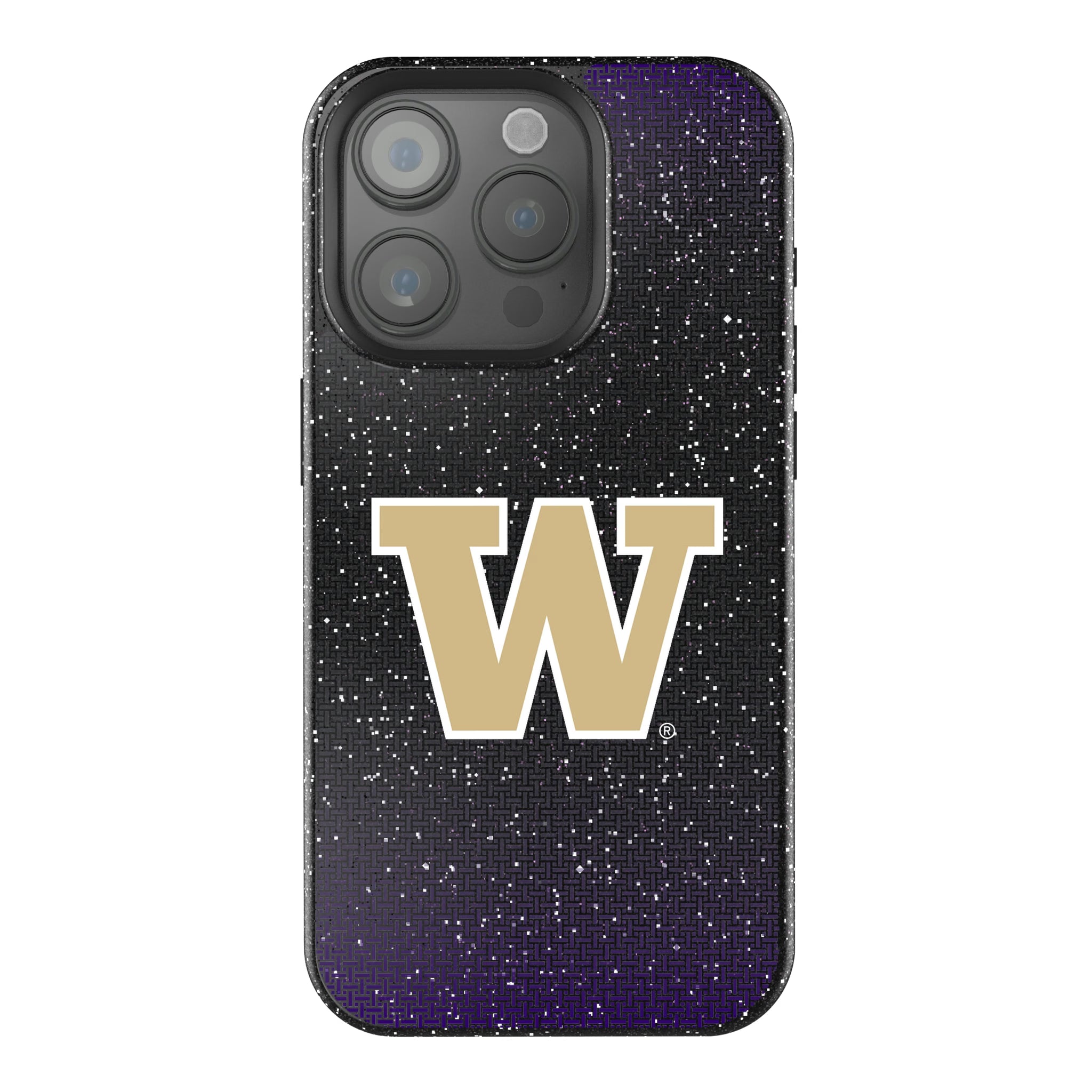 University of Washington Huskies Linen iPhone Bling Phone Case for Apple iPhone