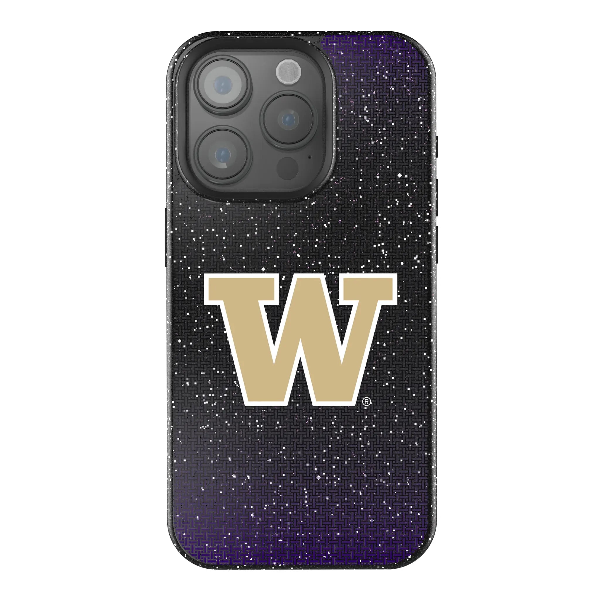 University of Washington Huskies Linen iPhone Bling Phone Case for Apple iPhone