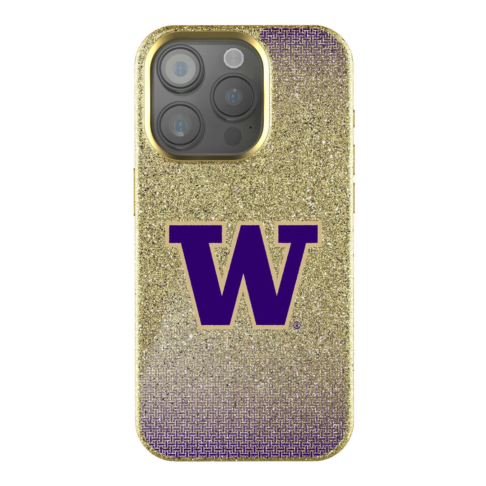 University of Washington Huskies Linen iPhone Bling Phone Case for Apple iPhone