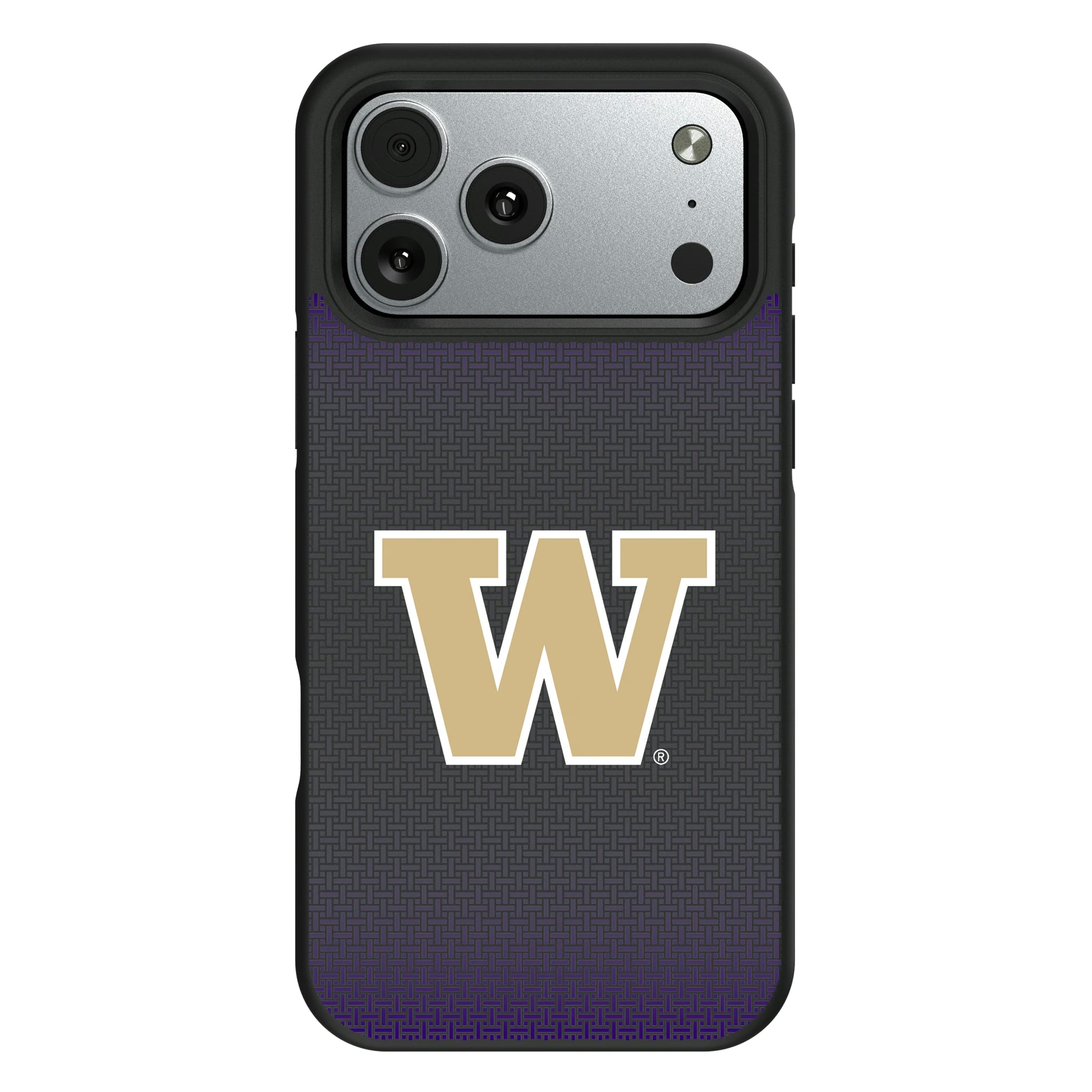 University of Washington Huskies Linen iPhone Bump Phone Case for Apple iPhone#Device_iPhone 17 Pro Max
