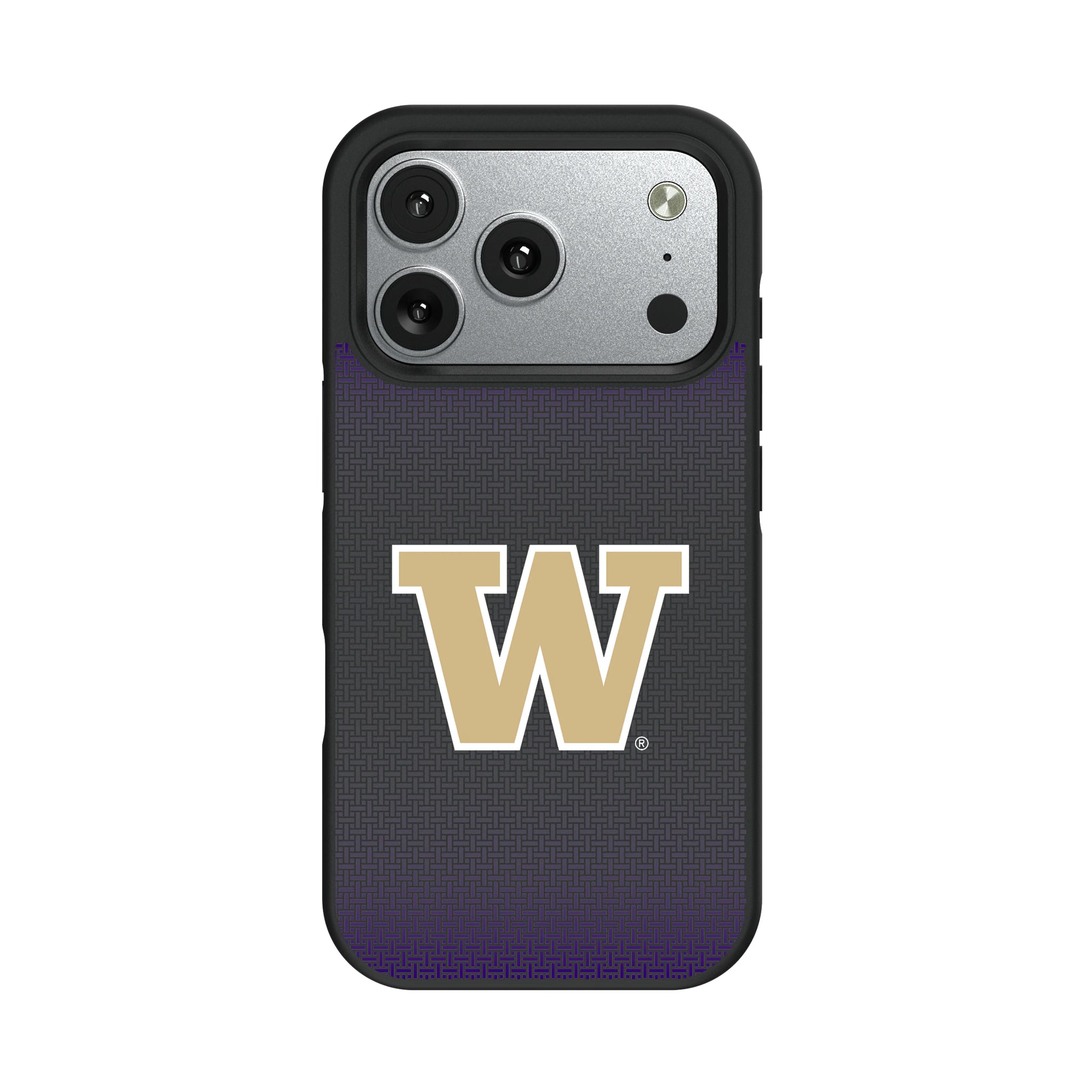 University of Washington Huskies Linen iPhone Bump Phone Case for Apple iPhone#Device_iPhone 17 Pro